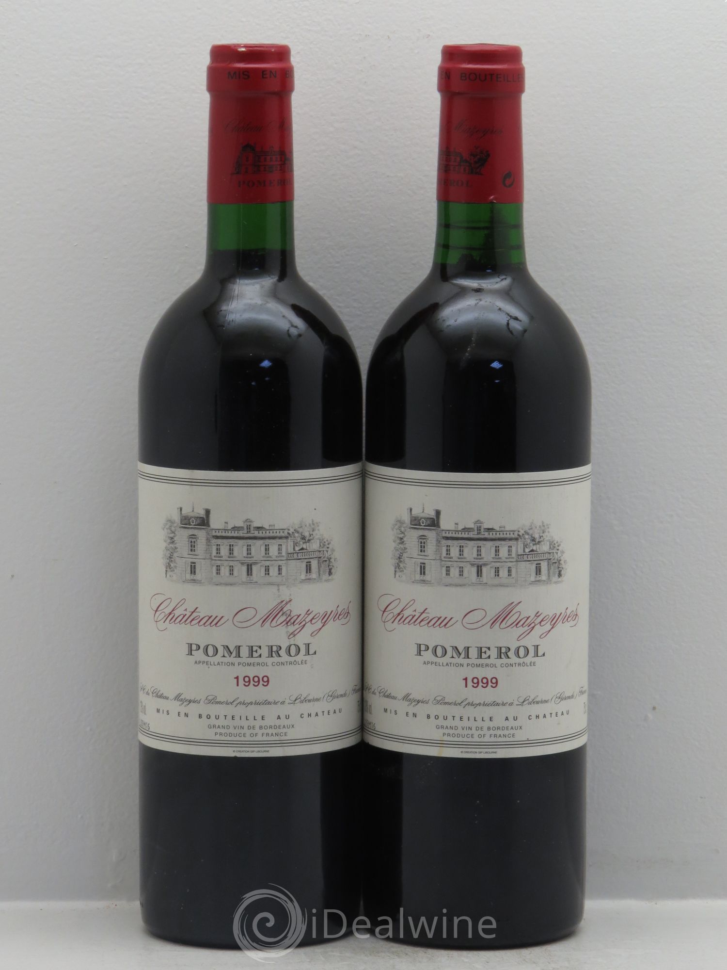 Château Mazeyres 1999 - Lot de 2 bouteilles - 0