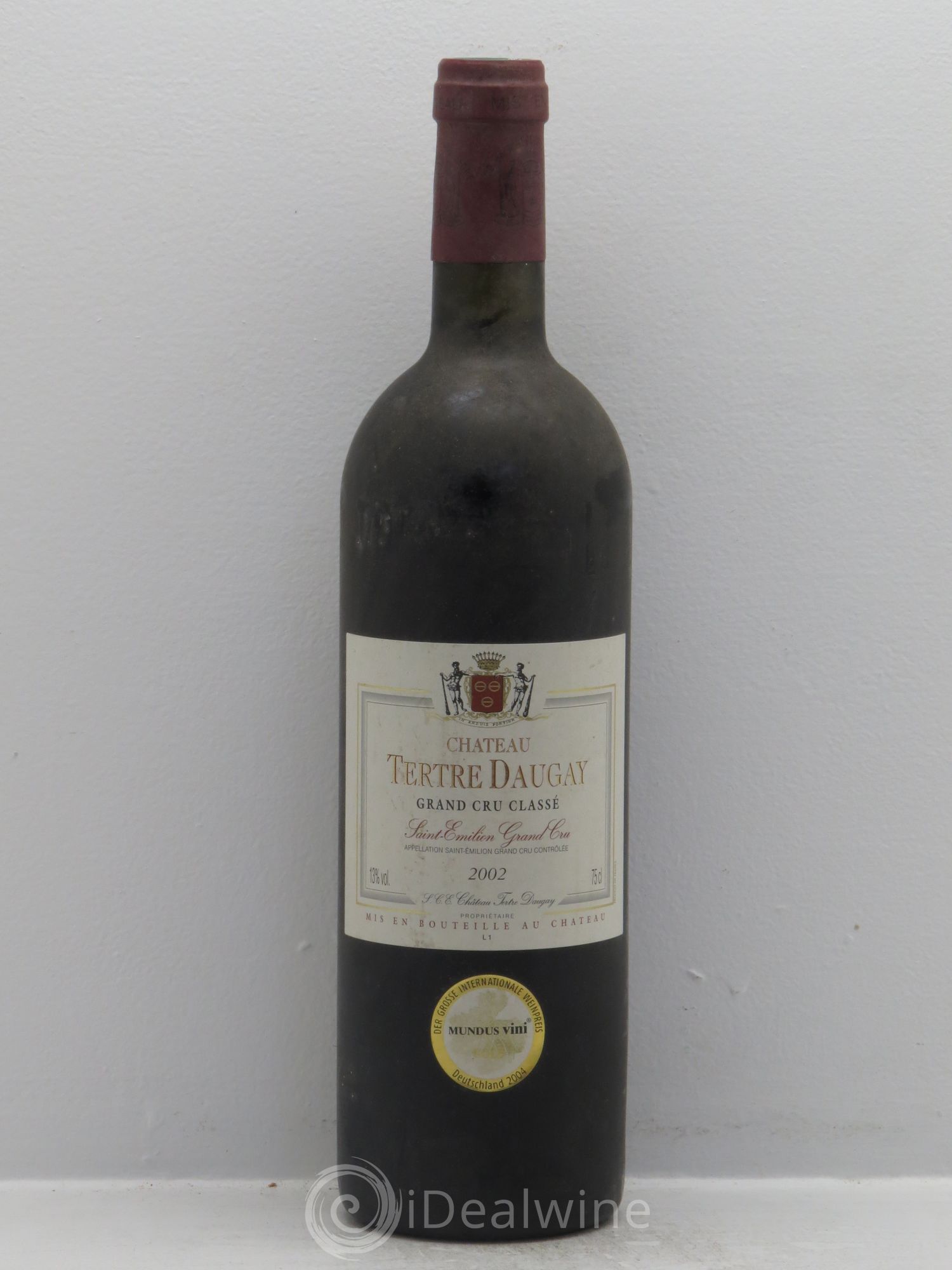Château Tertre Daugay Grand Cru Classé 2002 - Lot de 1 bouteille - 0