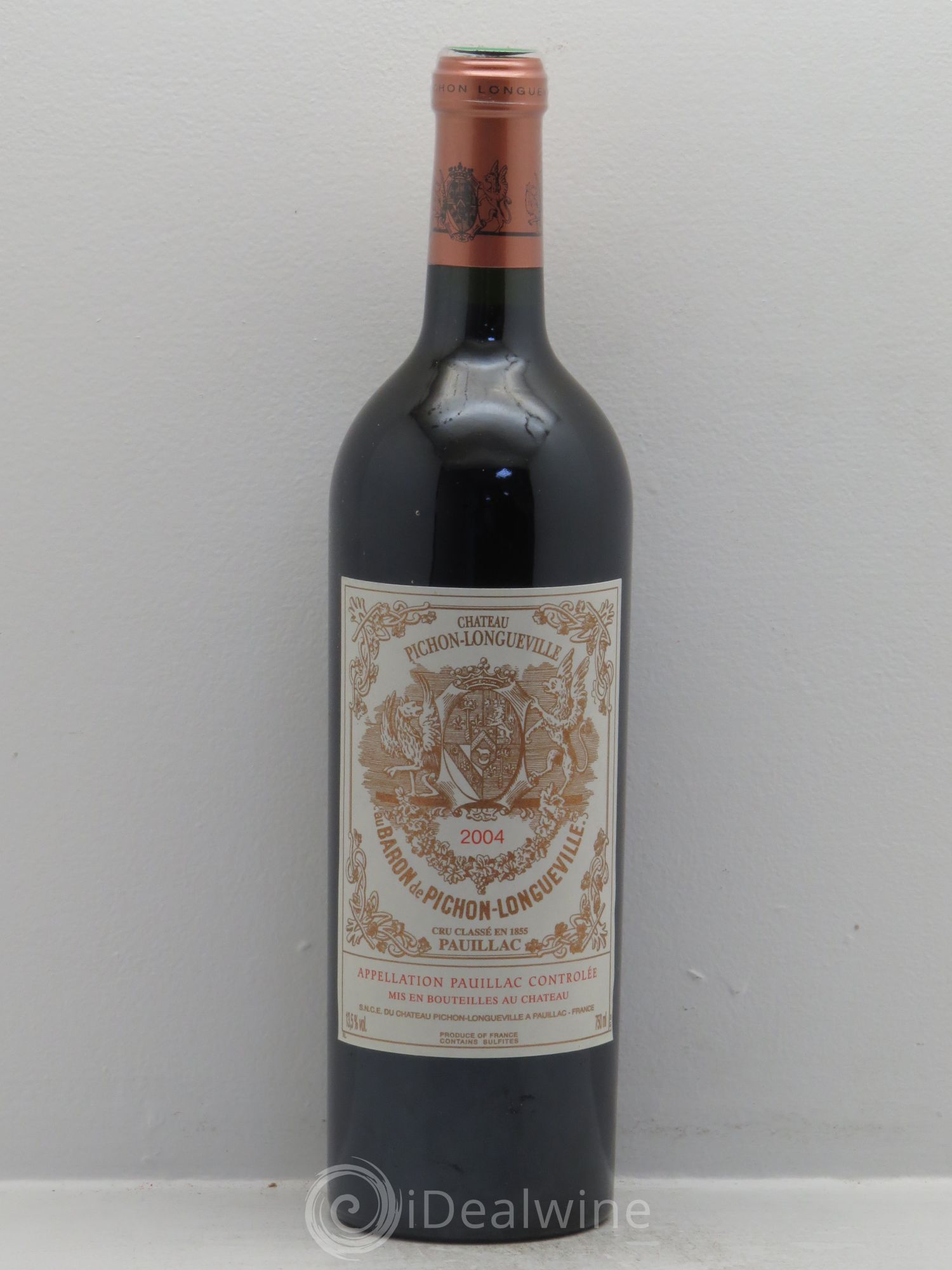 Pichon Longueville Baron 2ème Grand Cru Classé 2004 - Lot de 1 bouteille - 0