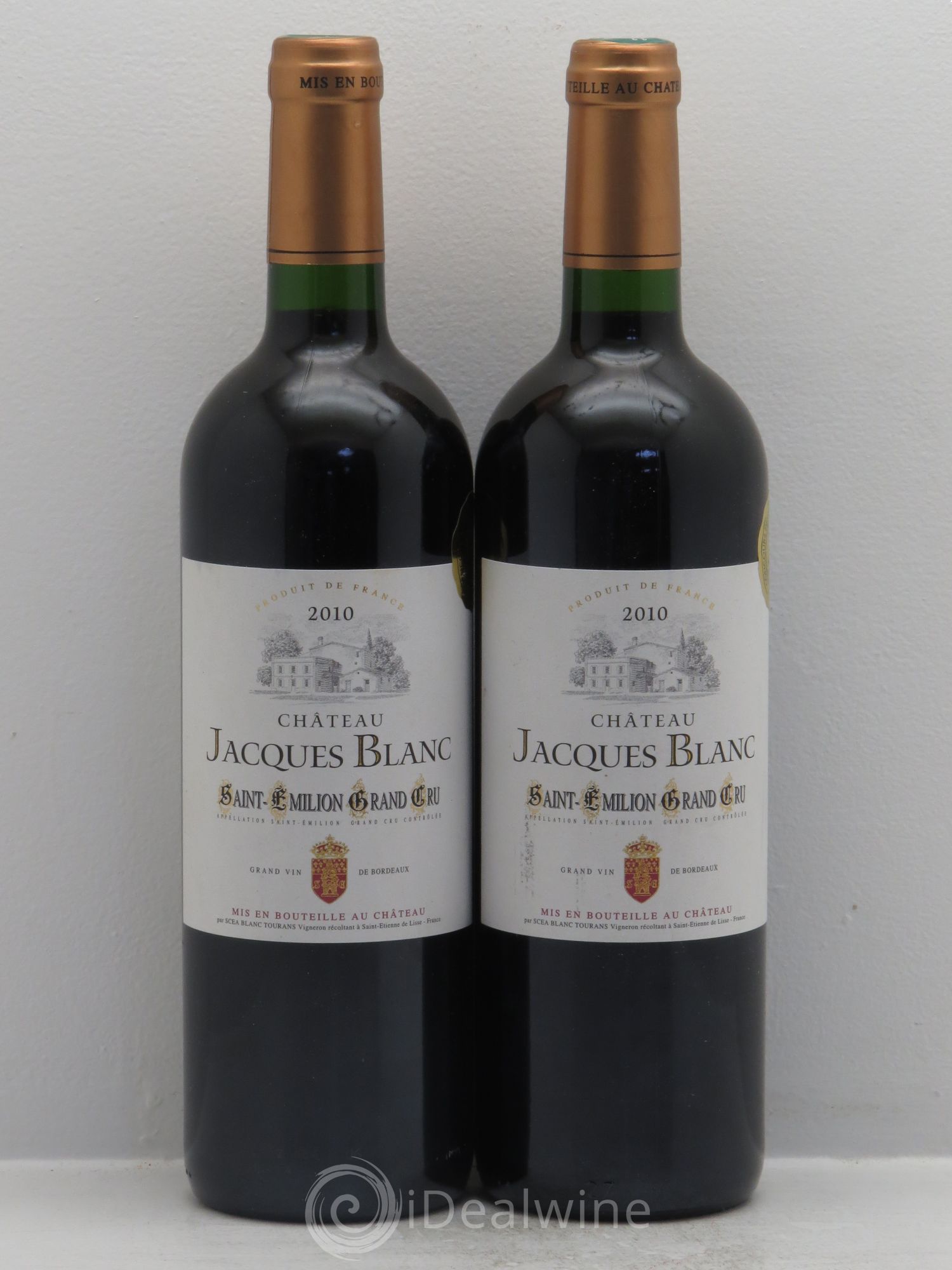 Château Jacques Blanc 2010 - Lot de 2 bouteilles - 0