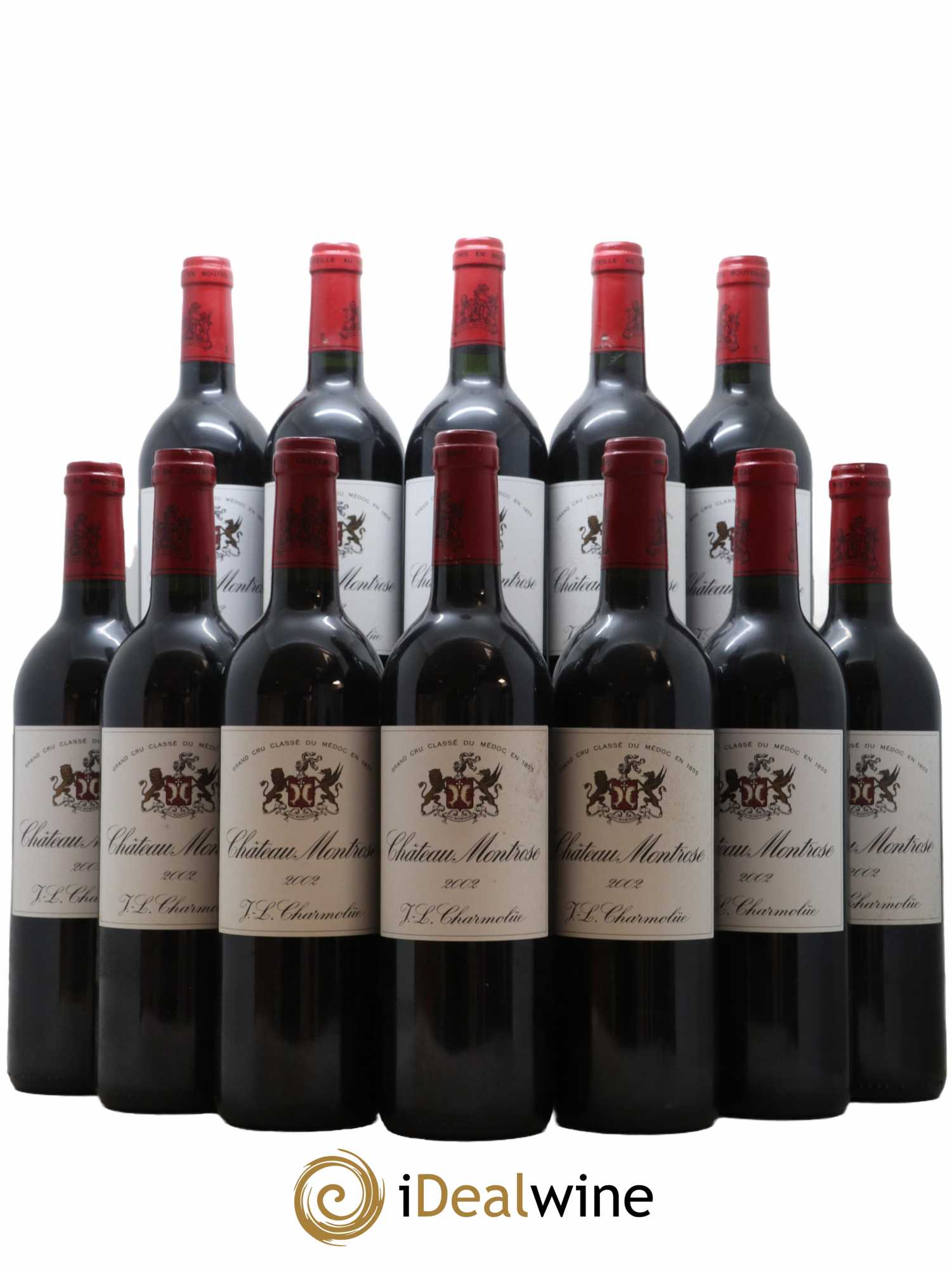 Château Montrose 2ème Grand Cru Classé 2002 - Lot de 12 bouteilles - 0