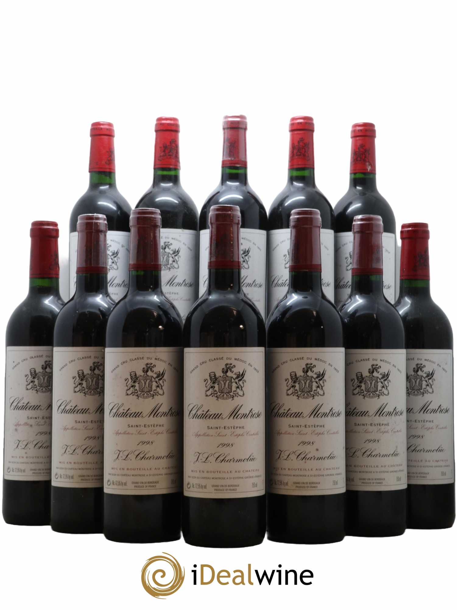 Château Montrose 2ème Grand Cru Classé 1998 - Lot de 12 bouteilles - 0