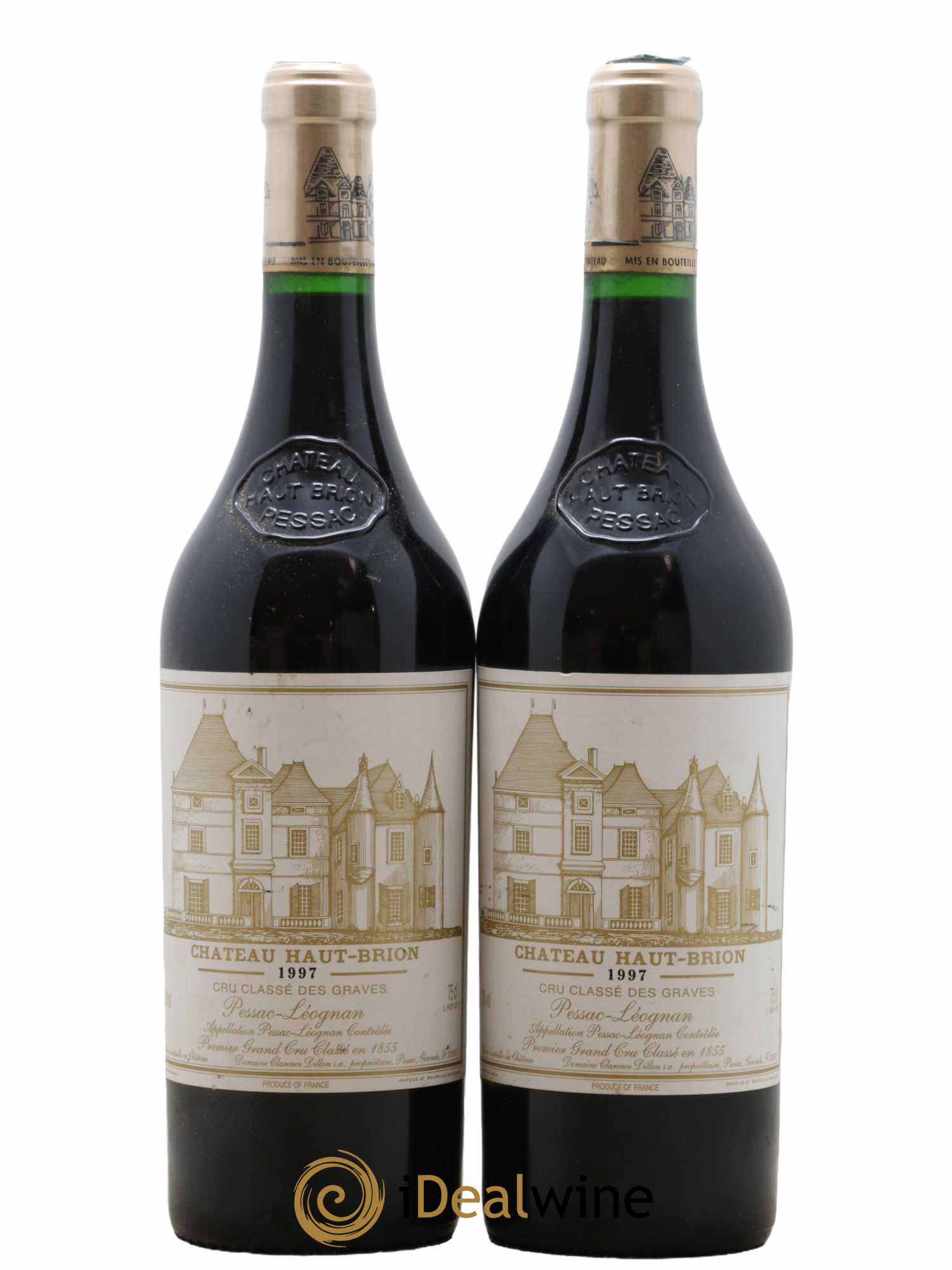 Château Haut Brion 1er Grand Cru Classé 1997 - Lot de 2 bouteilles - 0