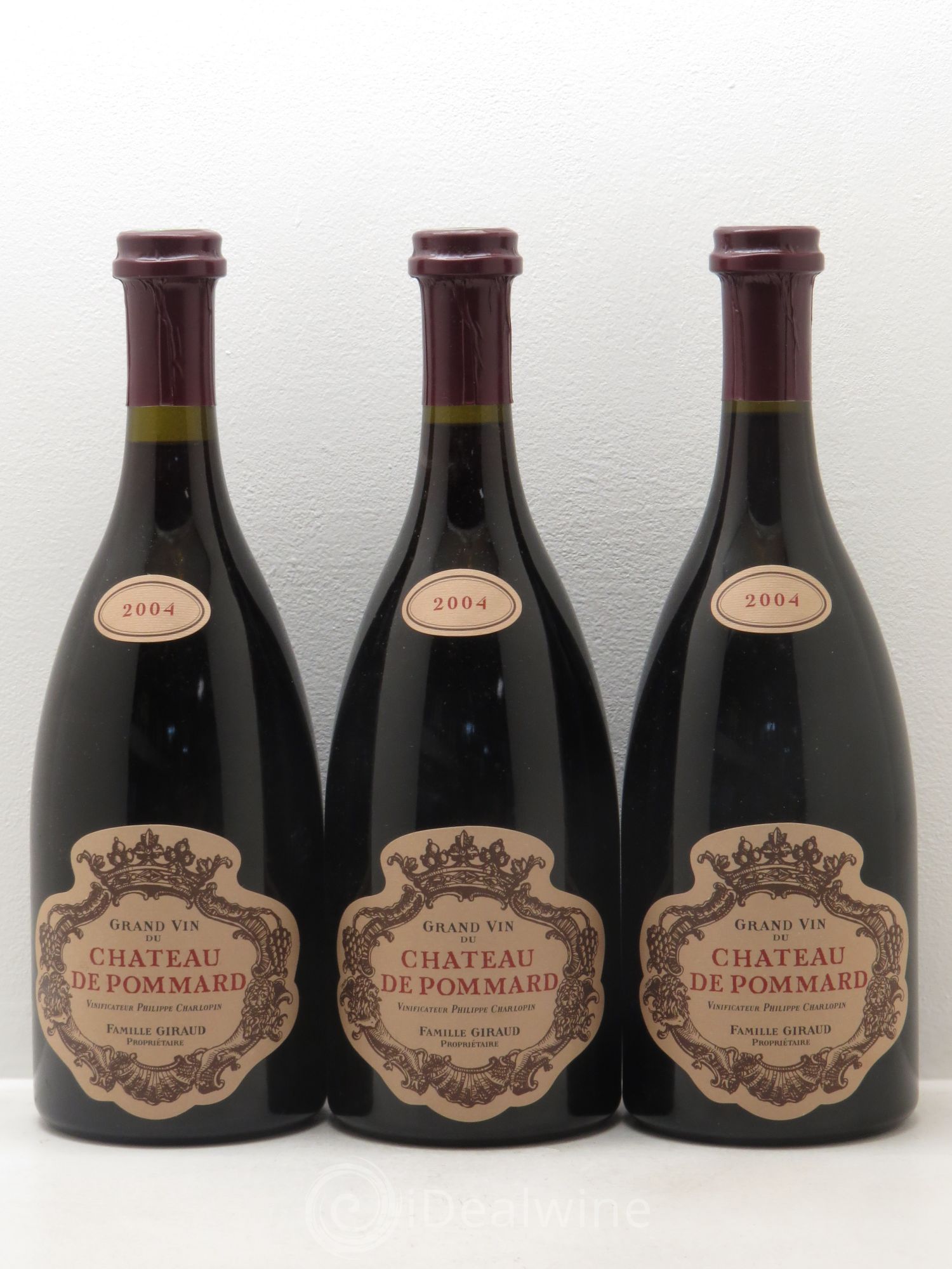 Pommard Château de Pommard 2004 - Lot de 3 bouteilles - 0