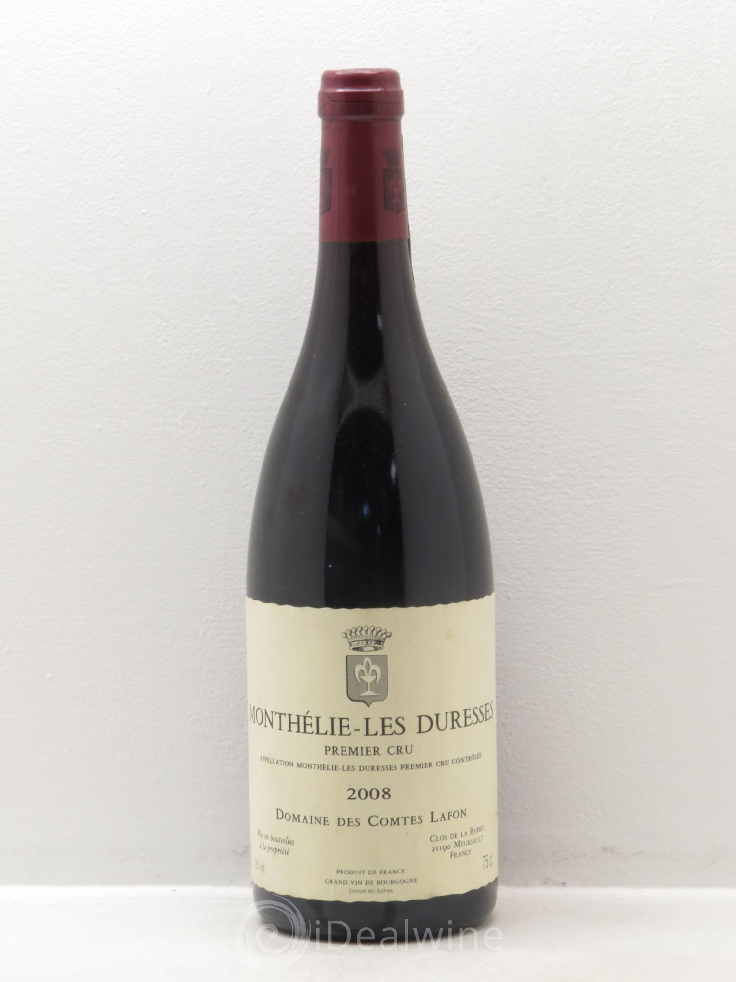 Monthélie 1er Cru 2008 - Lot de 1 bouteille - 0