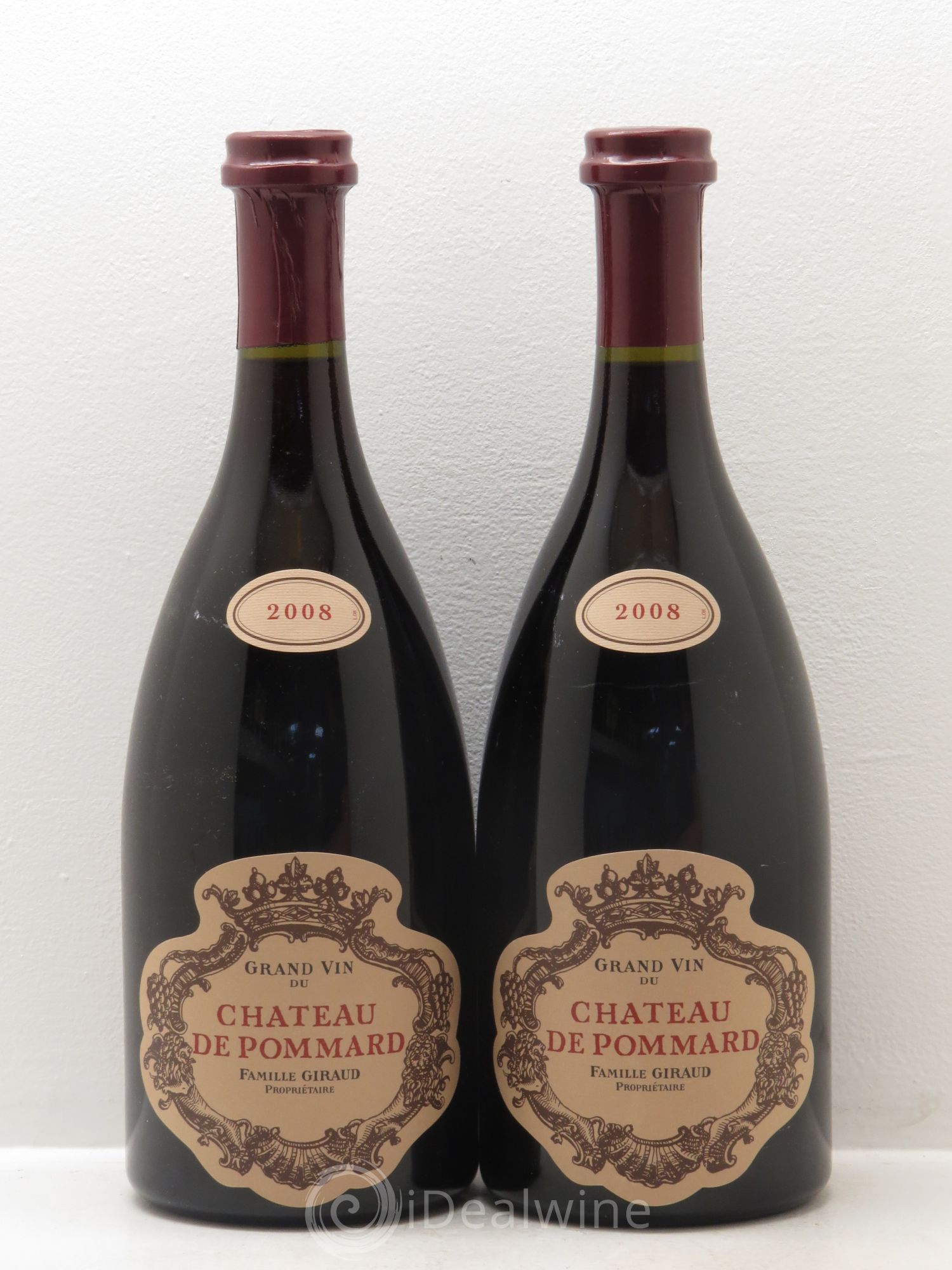 Pommard Château de Pommard 2008 - Lot de 2 bouteilles - 0