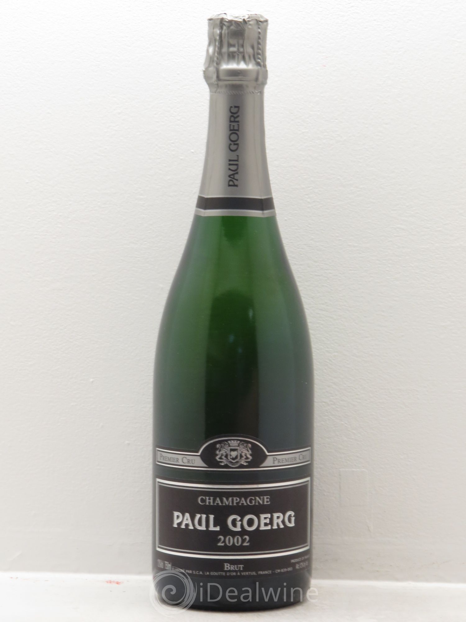 Champagne 1er cru .Paul Goerg 2002 - Posten von 1 Flasche - 0