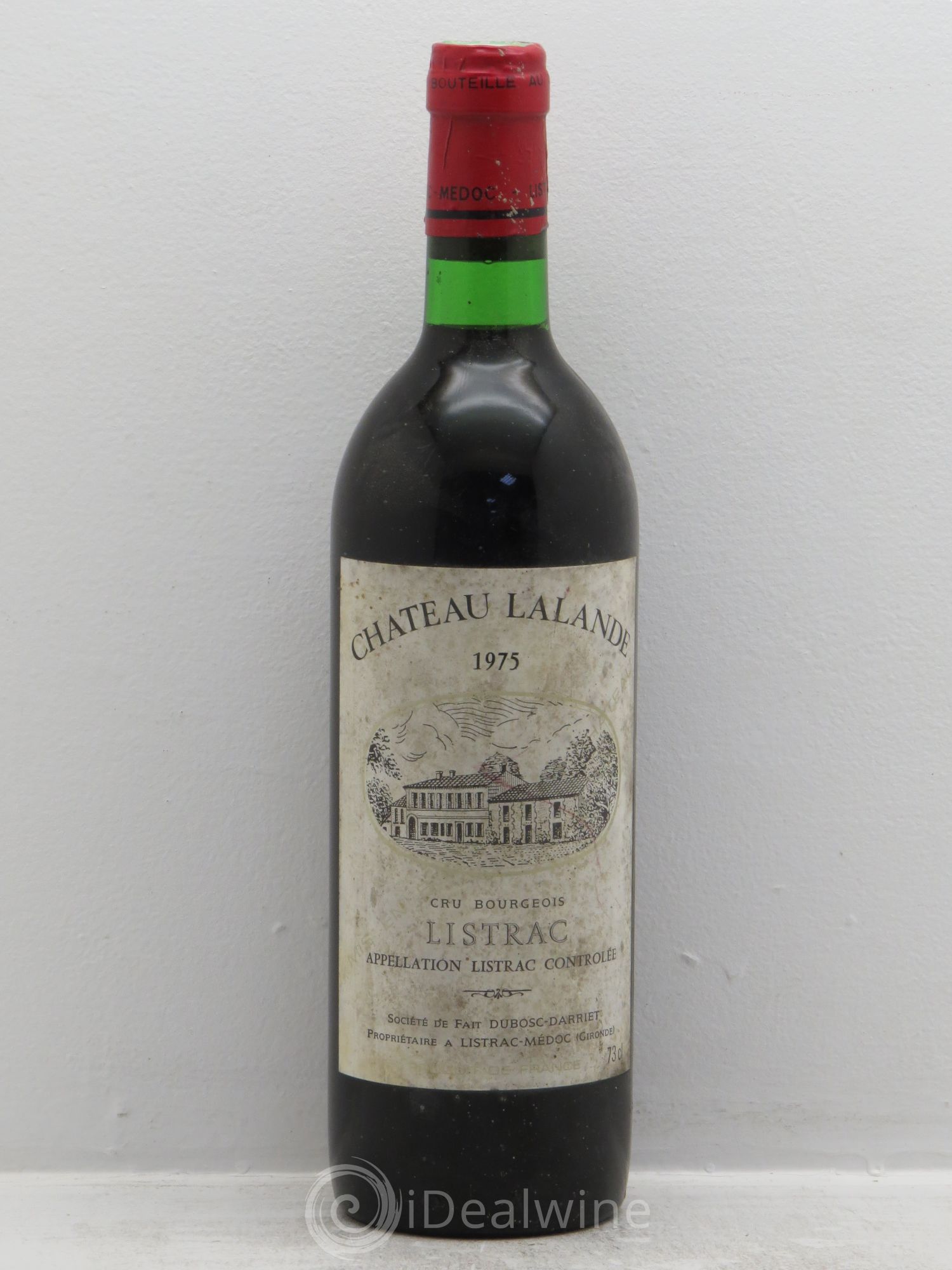 Listrac Château Lalande 1975 - Posten von 1 Flasche - 0