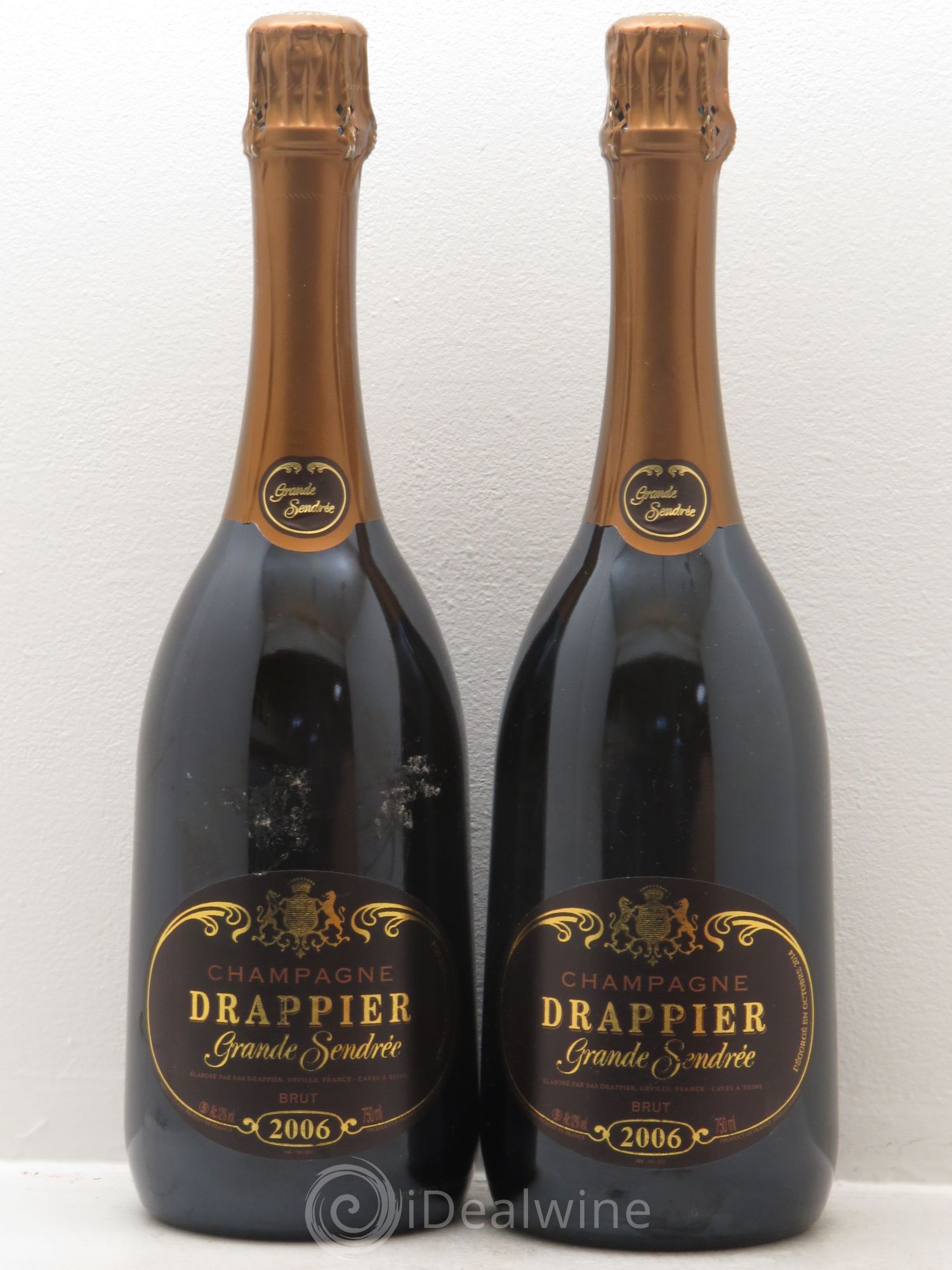 Grande Sendrée Drappier 2006 - Lot de 2 bouteilles - 0