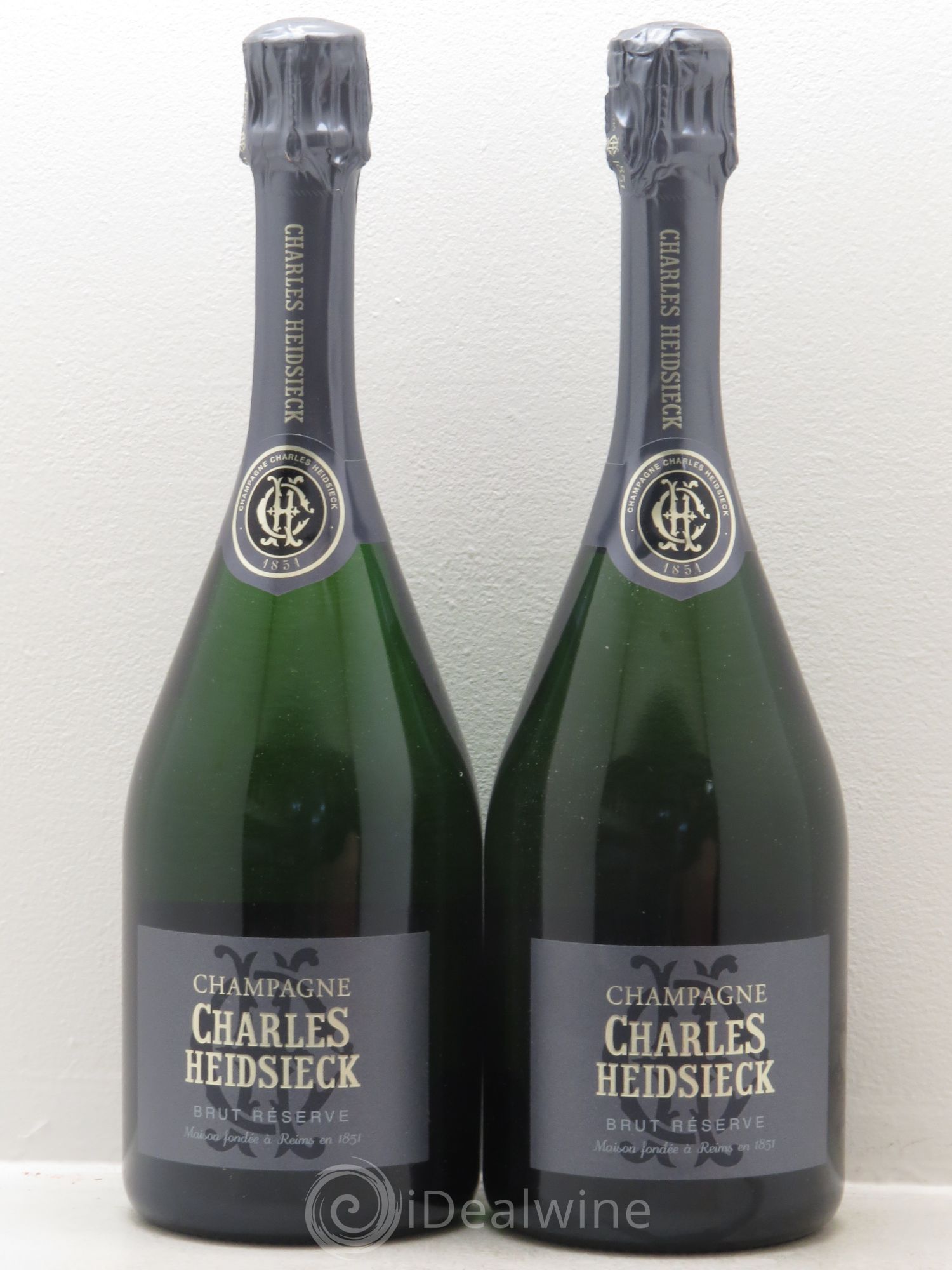 Champagne Charles Heidesieck brut .réserve brut - Posten von 2 Flaschen - 0