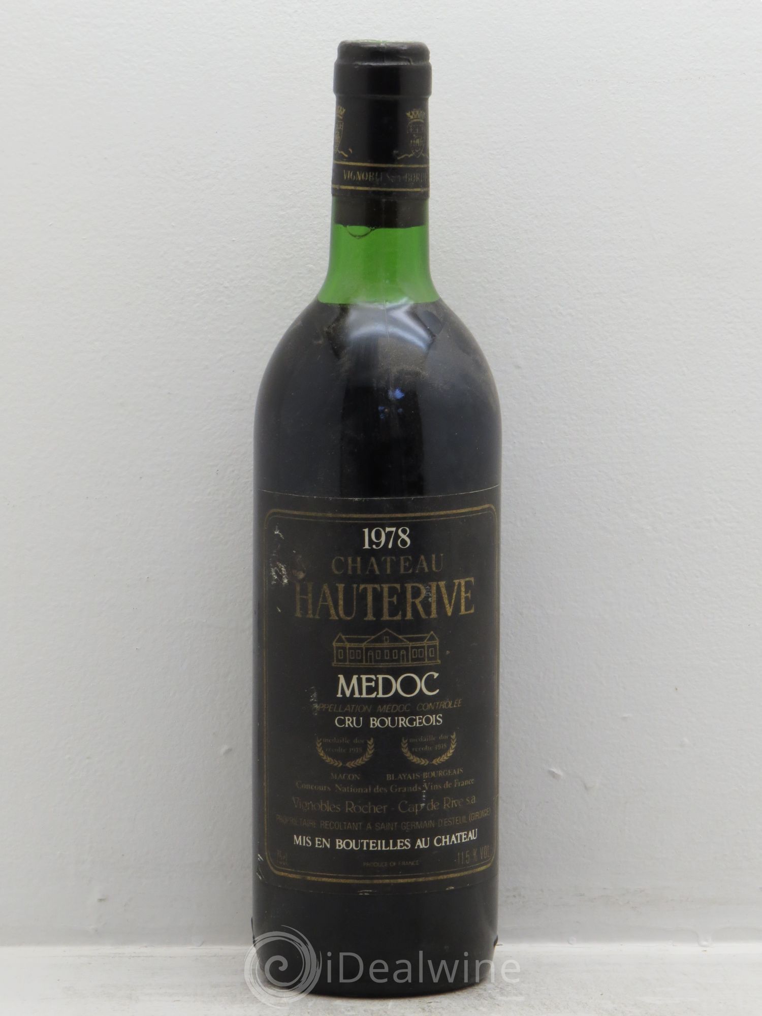 Médoc Château Hauterive 1978 - Posten von 1 Flasche - 0