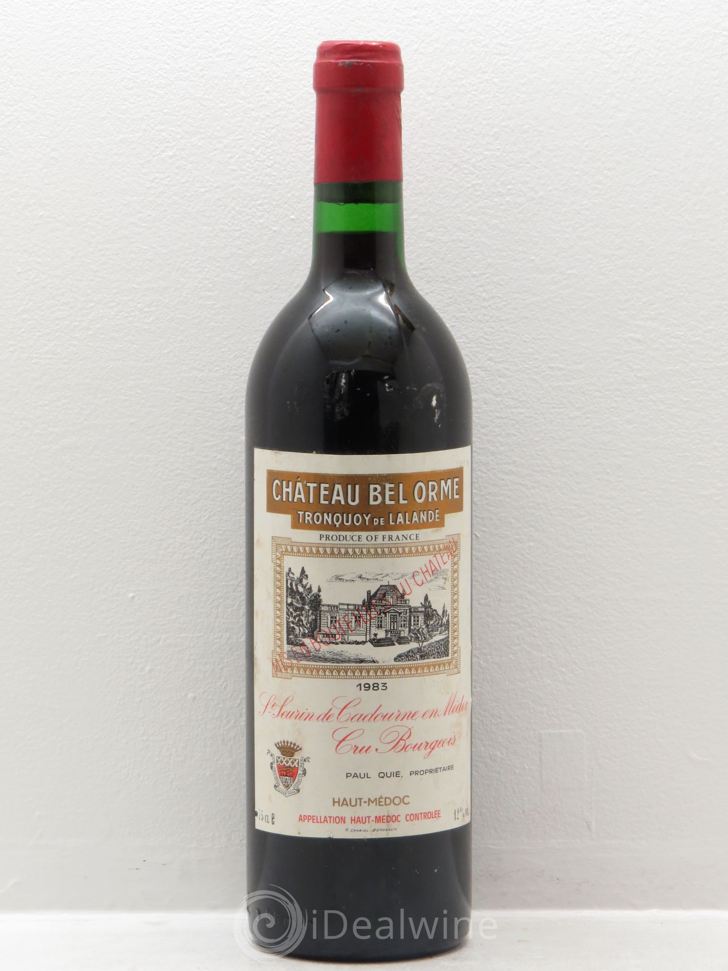 Château Bel Orme Tronquoy de Lalande Cru Bourgeois 1983 - Lotto di 1 bottiglia - 0