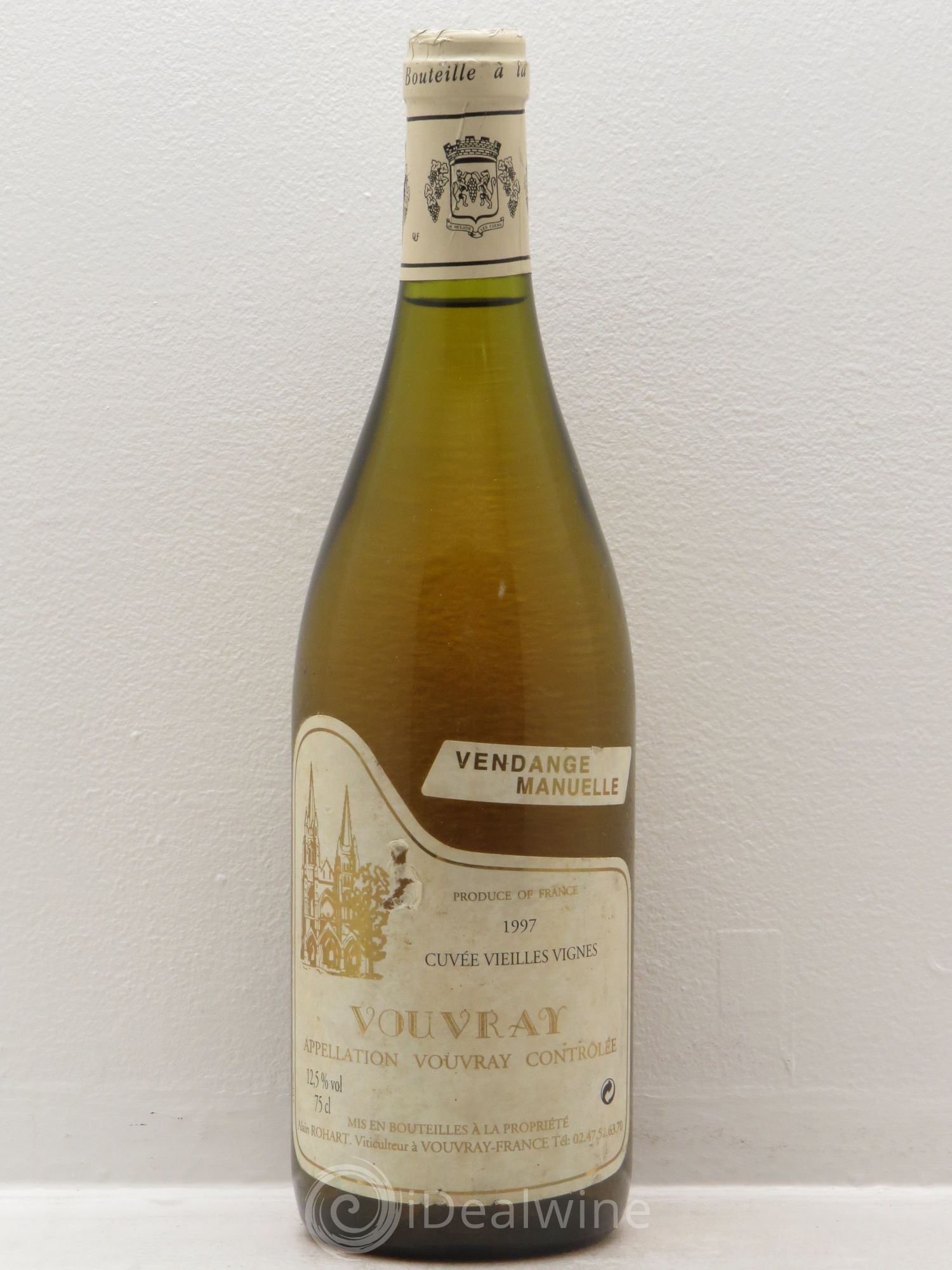 Vouvray Rohart Vieilles vignes vendanges manuelles 1997 - Posten von 1 Flasche - 0