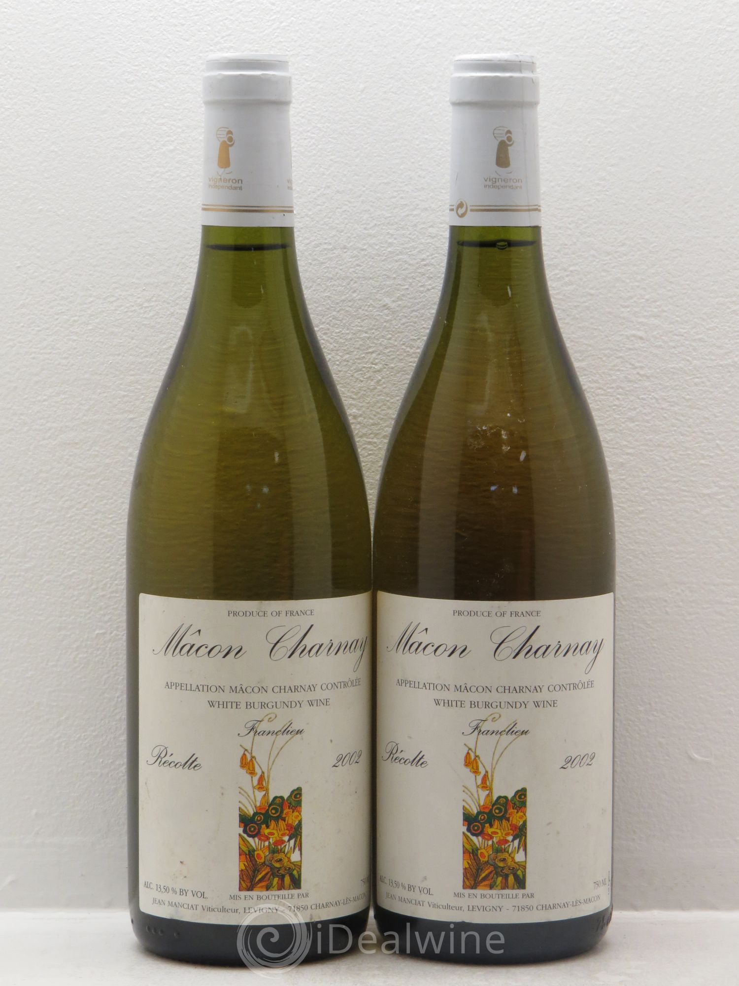 Mâcon Chernay Manciat 2002 - Posten von 2 Flaschen - 0