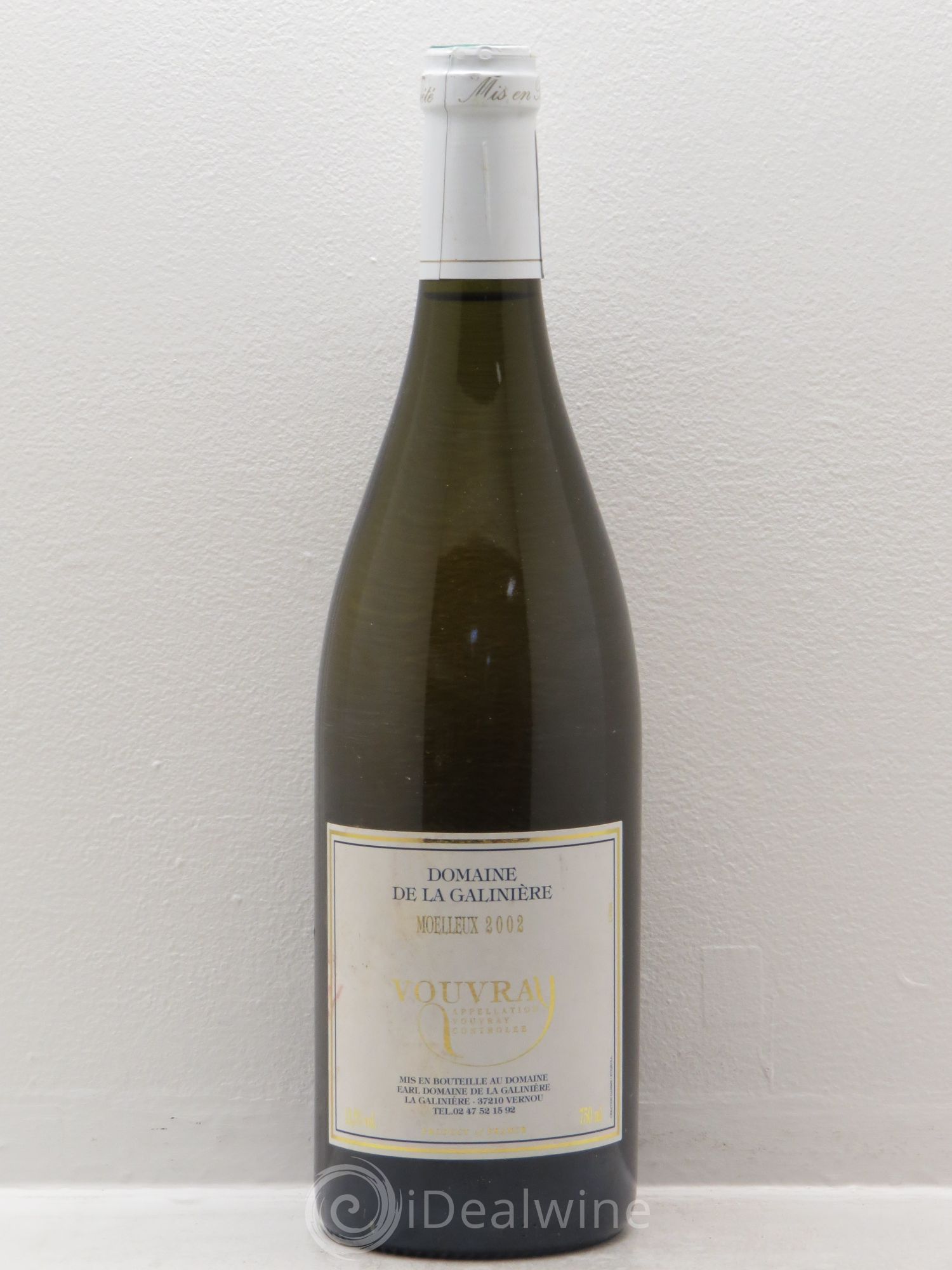 Vouvray Domaine de la Galinière (sans prix de réserve) 2002 - Posten von 1 Flasche - 0