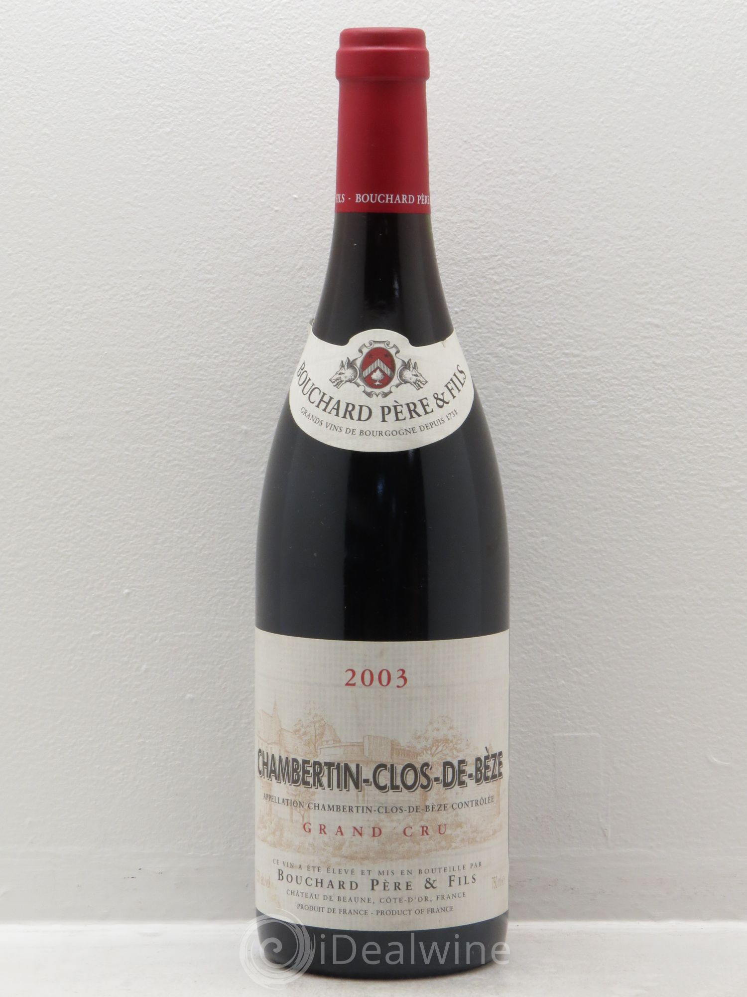 Chambertin Clos de Bèze Grand Cru Bouchard Père & Fils 2003 - Lot de 1 bouteille - 0