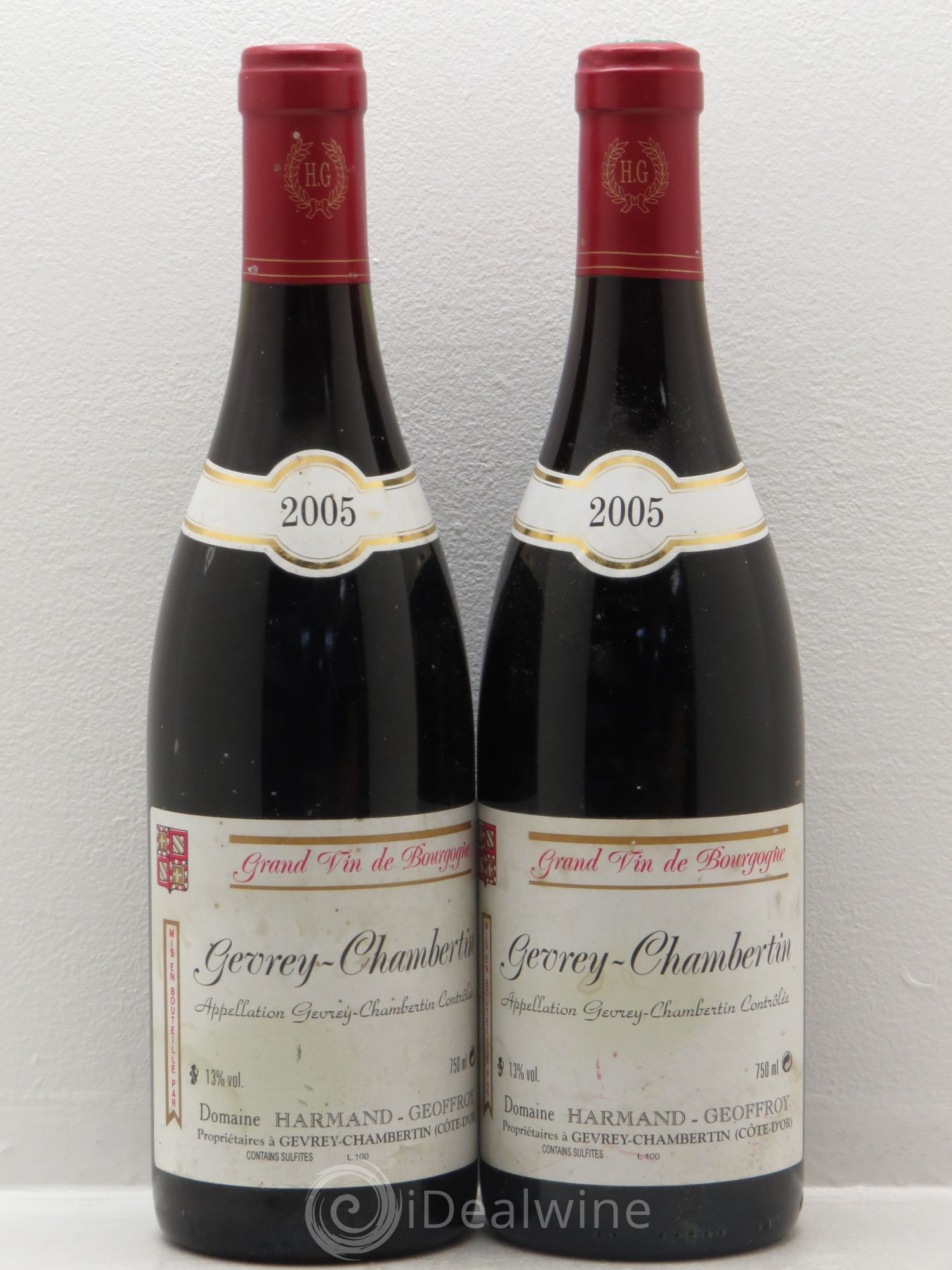 Gevrey-Chambertin Harmand-Geoffroy (Domaine) 2005 - Lot de 2 bouteilles - 0