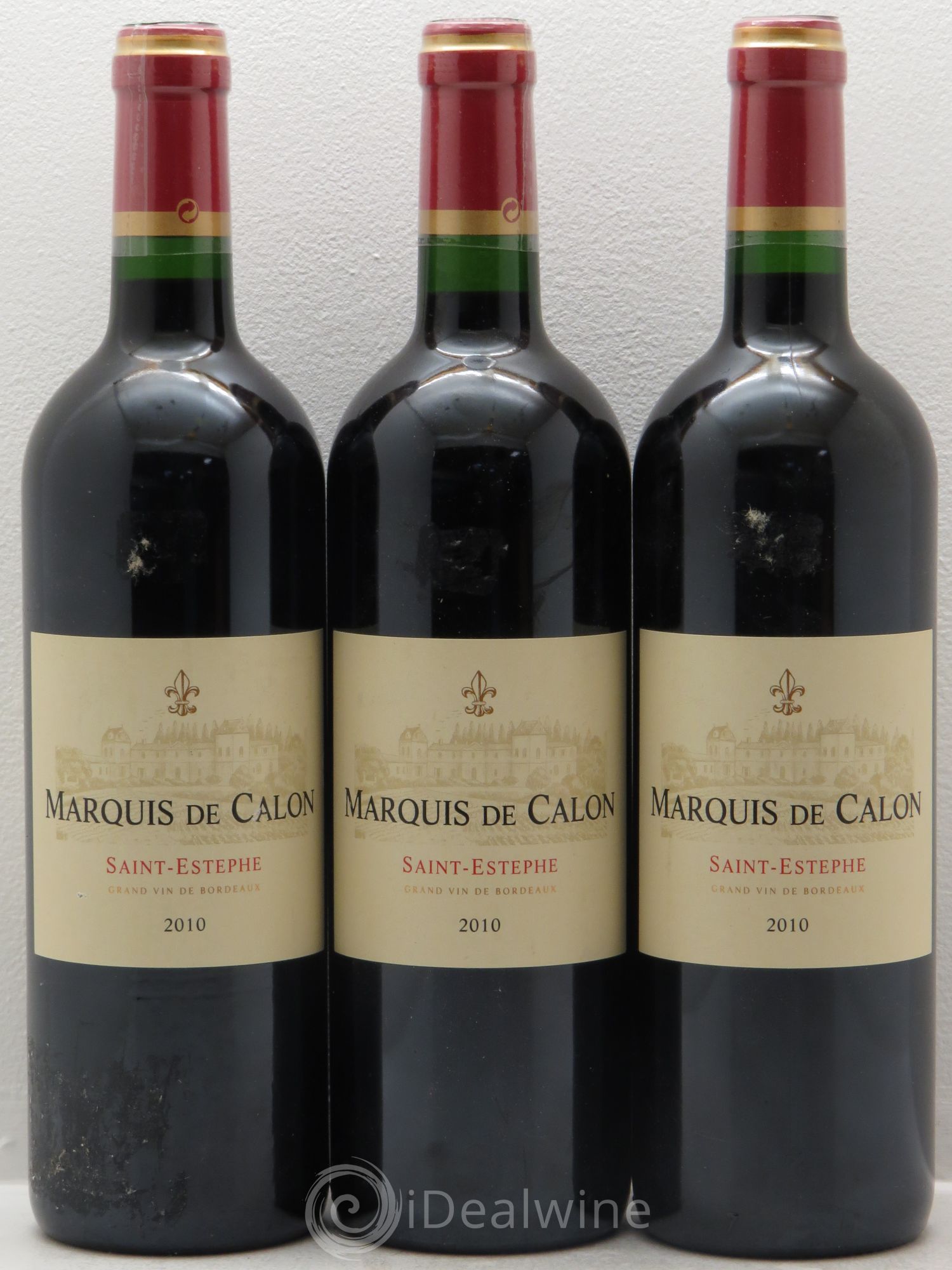 Saint-Estèphe Marquis de Calon 2010 - Posten von 3 Flaschen - 0