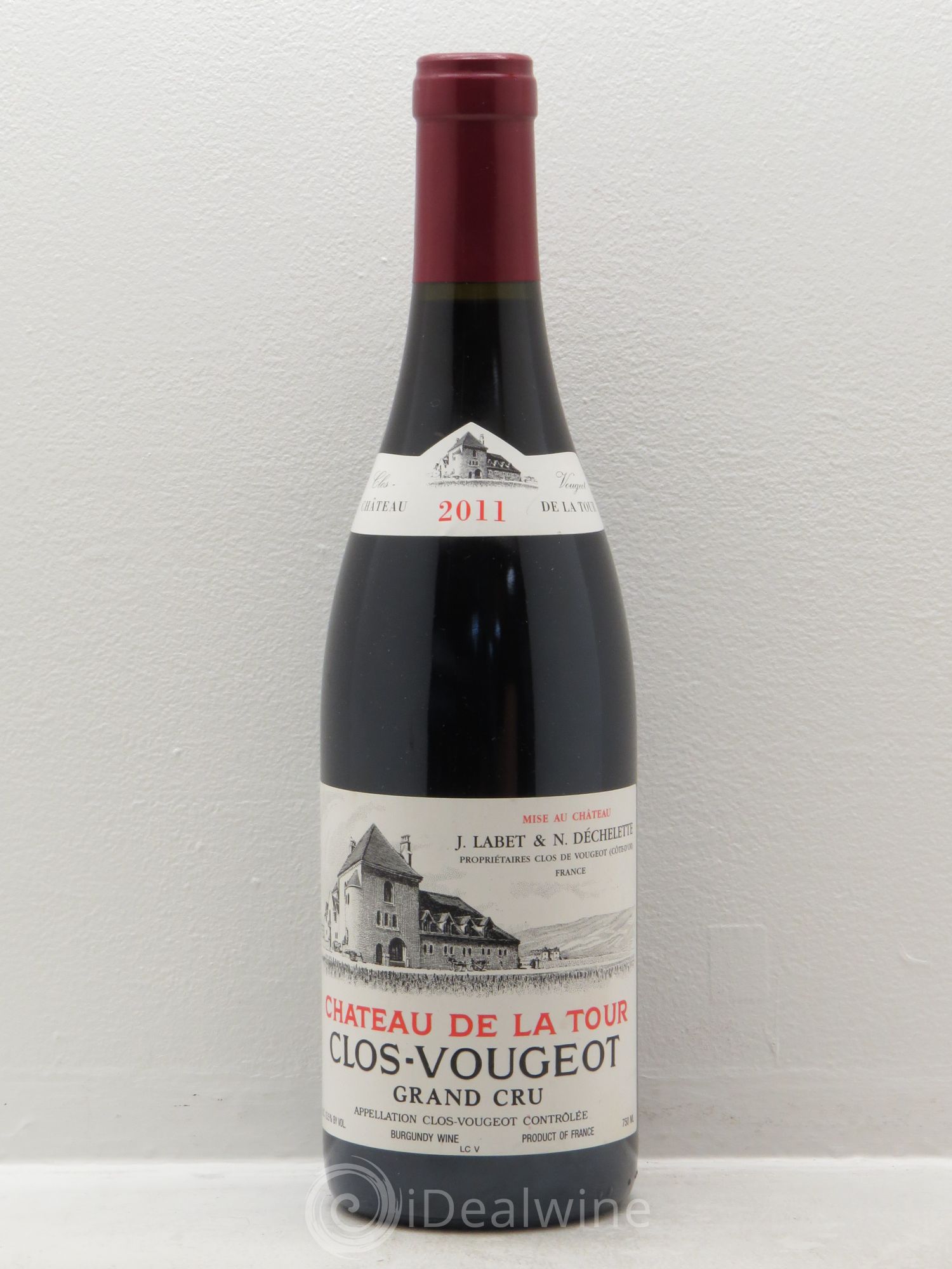 Clos de Vougeot Grand Cru Château de La Tour (sans prix de réserve) 2011 - Lot de 1 bouteille - 0