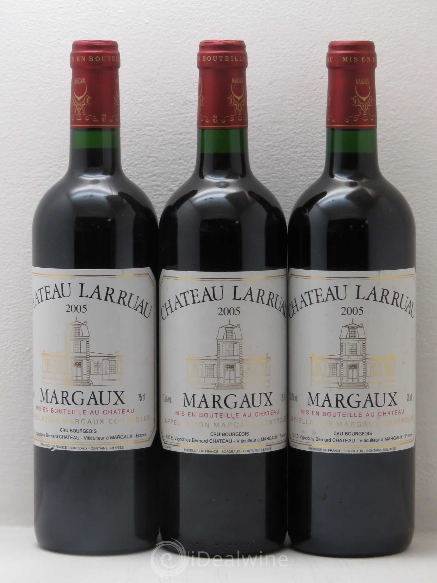 Château Larruau (sans prix de réserve) 2005 - Lot de 3 bouteilles - 0