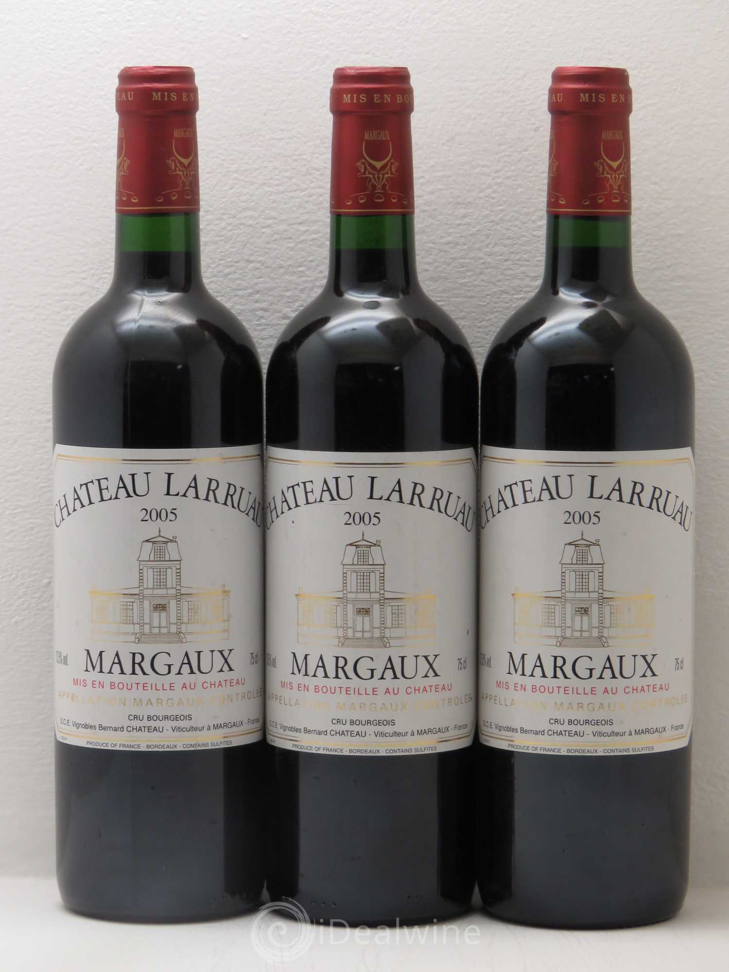 Château Larruau (sans prix de réserve) 2005 - Lot de 3 bouteilles - 0