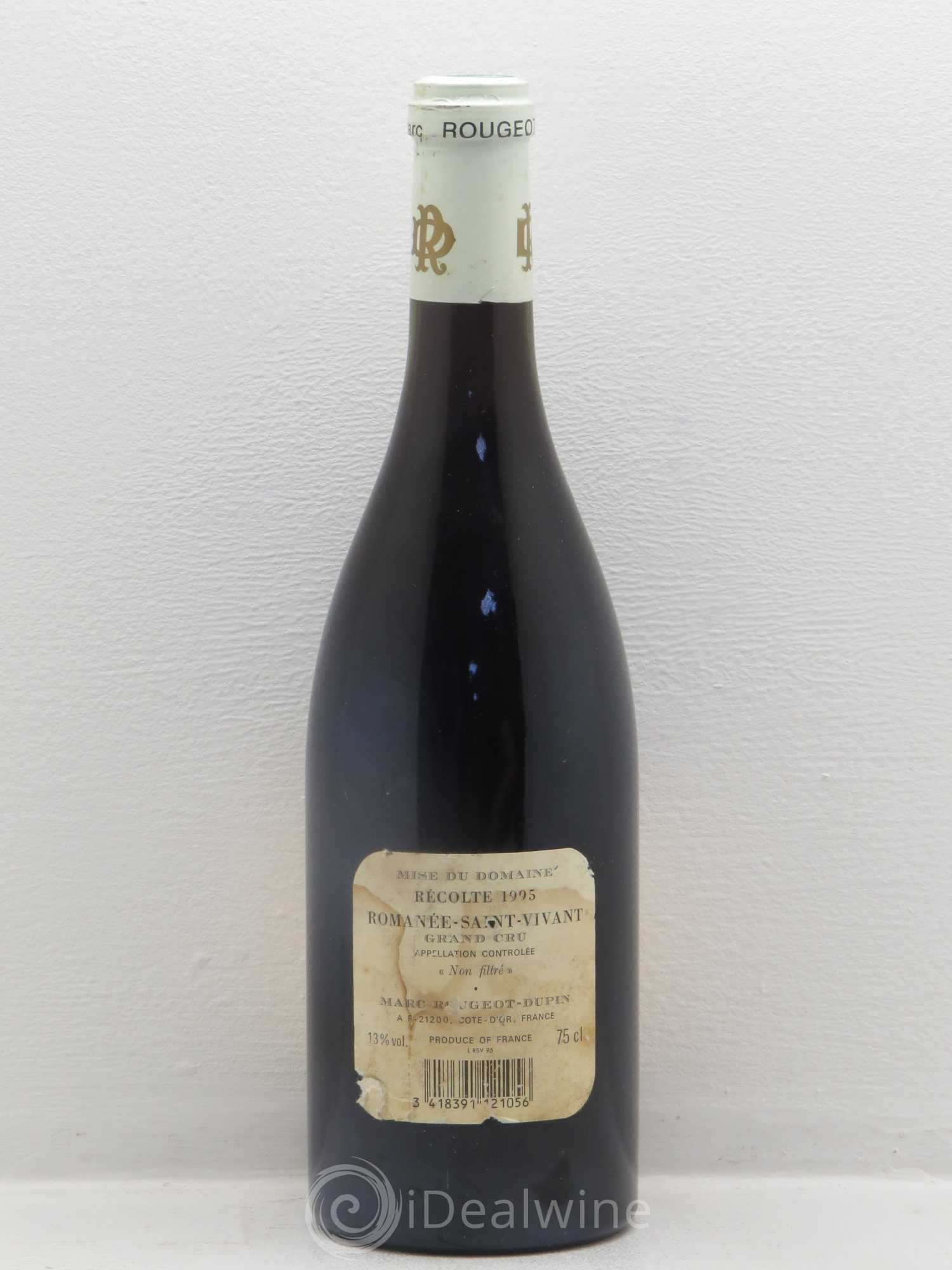 Romanée-Saint-Vivant Grand Cru Rougeot Dupin 1995 - Lot de 1 bouteille - 1