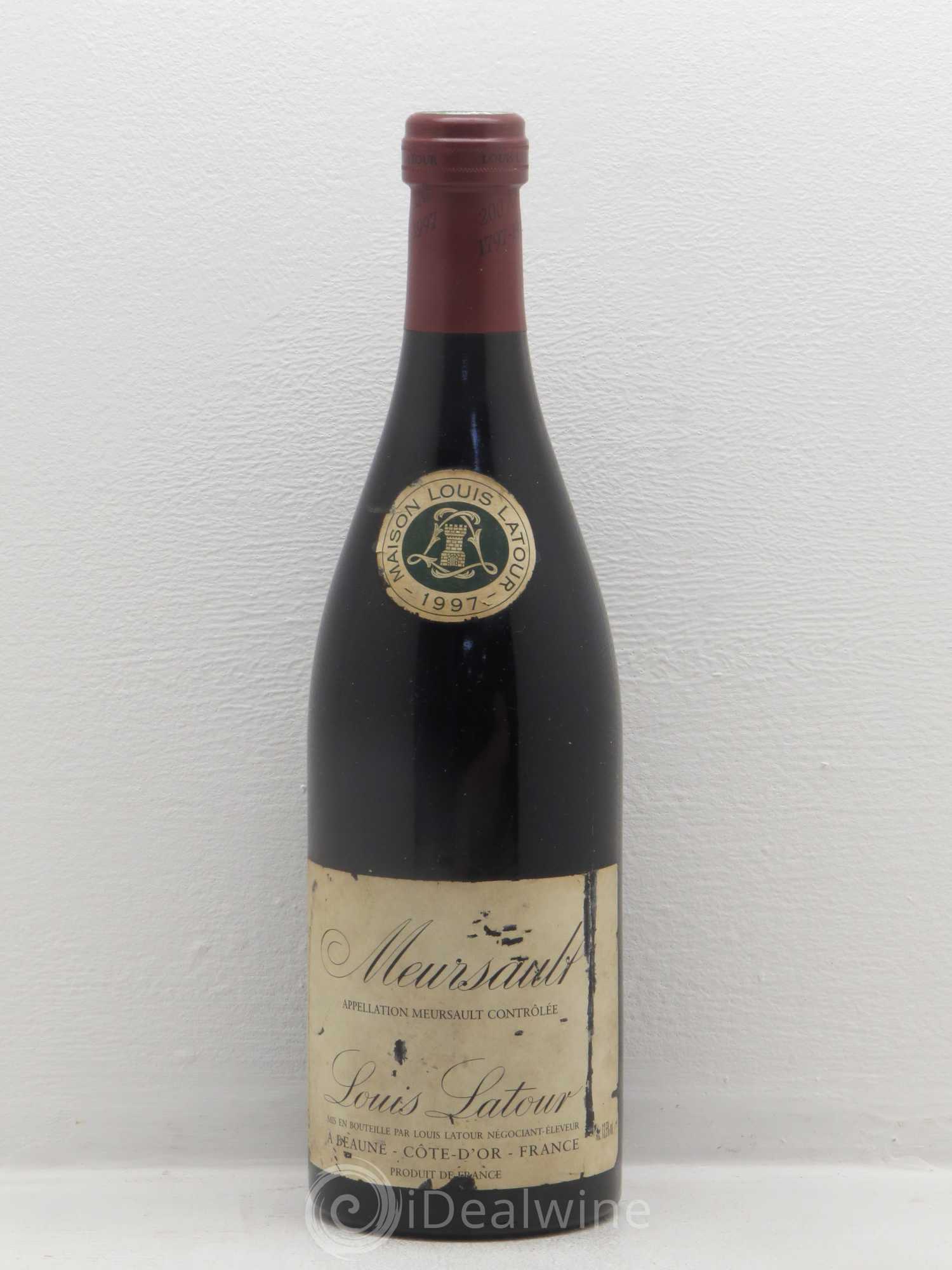 Bourgogne Meursault Louis Latour 1997 - Posten von 1 Flasche - 0