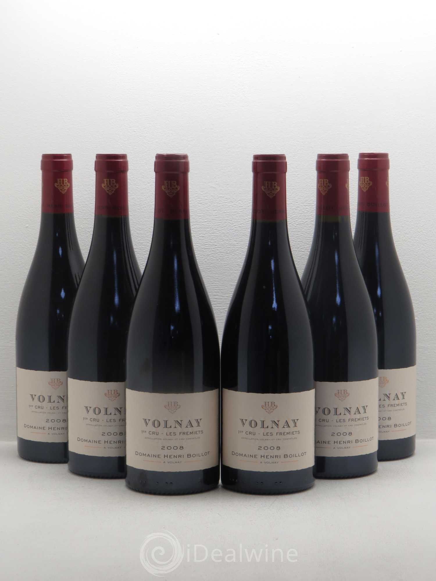 Volnay 1er Cru Les Fremiets Henri Boillot (Domaine) 2008 - Lot de 6 bouteilles - 0