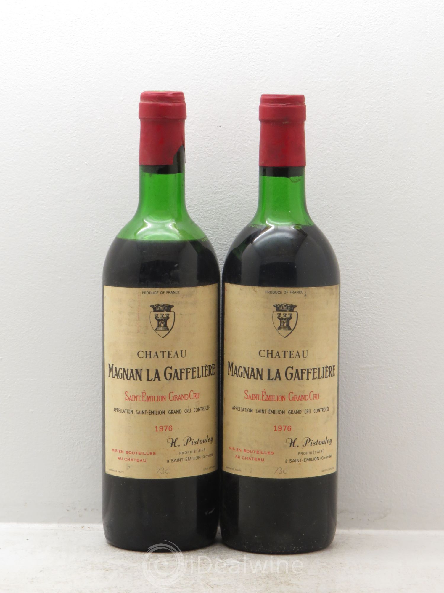 Château Magnan la Gaffelière 1976 - Lot de 2 bouteilles - 0