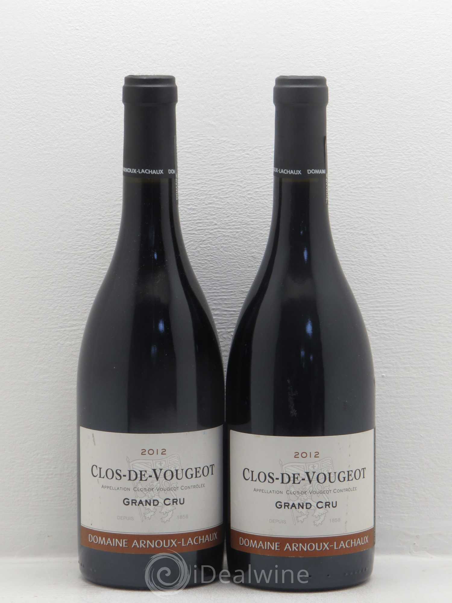 Clos de Vougeot Grand Cru Arnoux-Lachaux (Domaine) 2012 - Lot de 2 bouteilles - 0