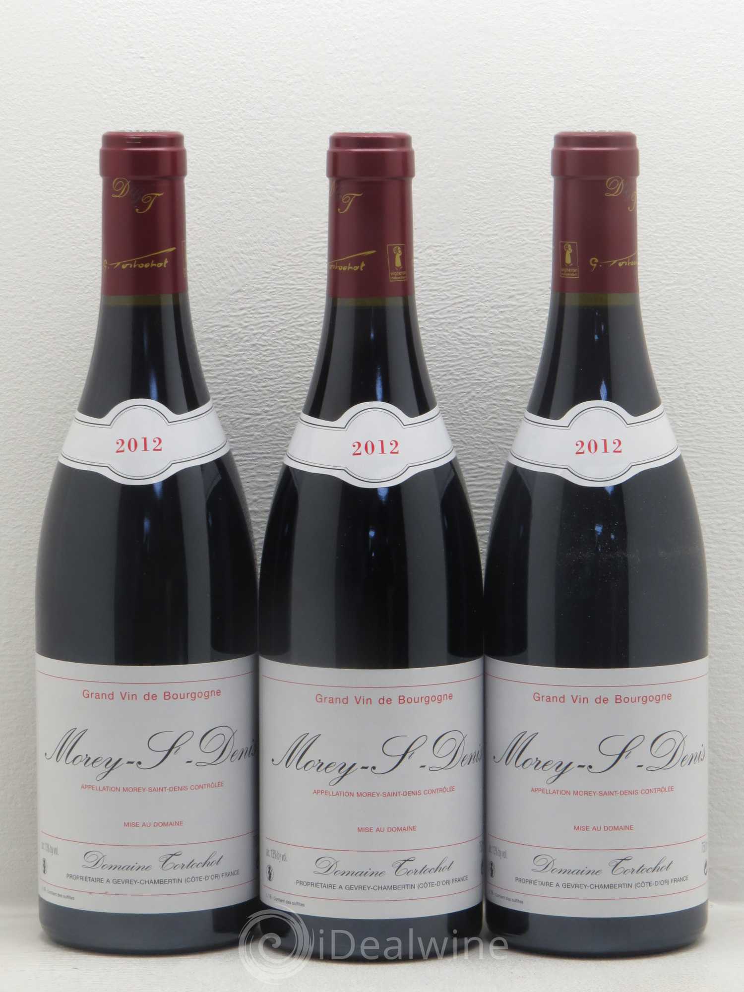Morey-Saint-Denis Domaine Tortochot 2012 - Posten von 6 Flaschen - 2