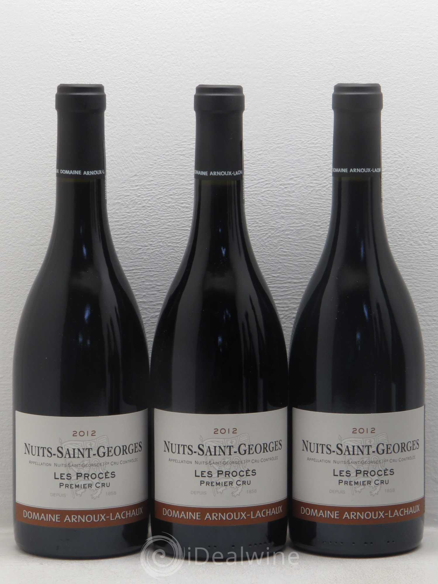 Nuits-Saint-Georges 1er Cru Les Procès Arnoux-Lachaux (Domaine) 2012 - Lot de 6 bouteilles - 1