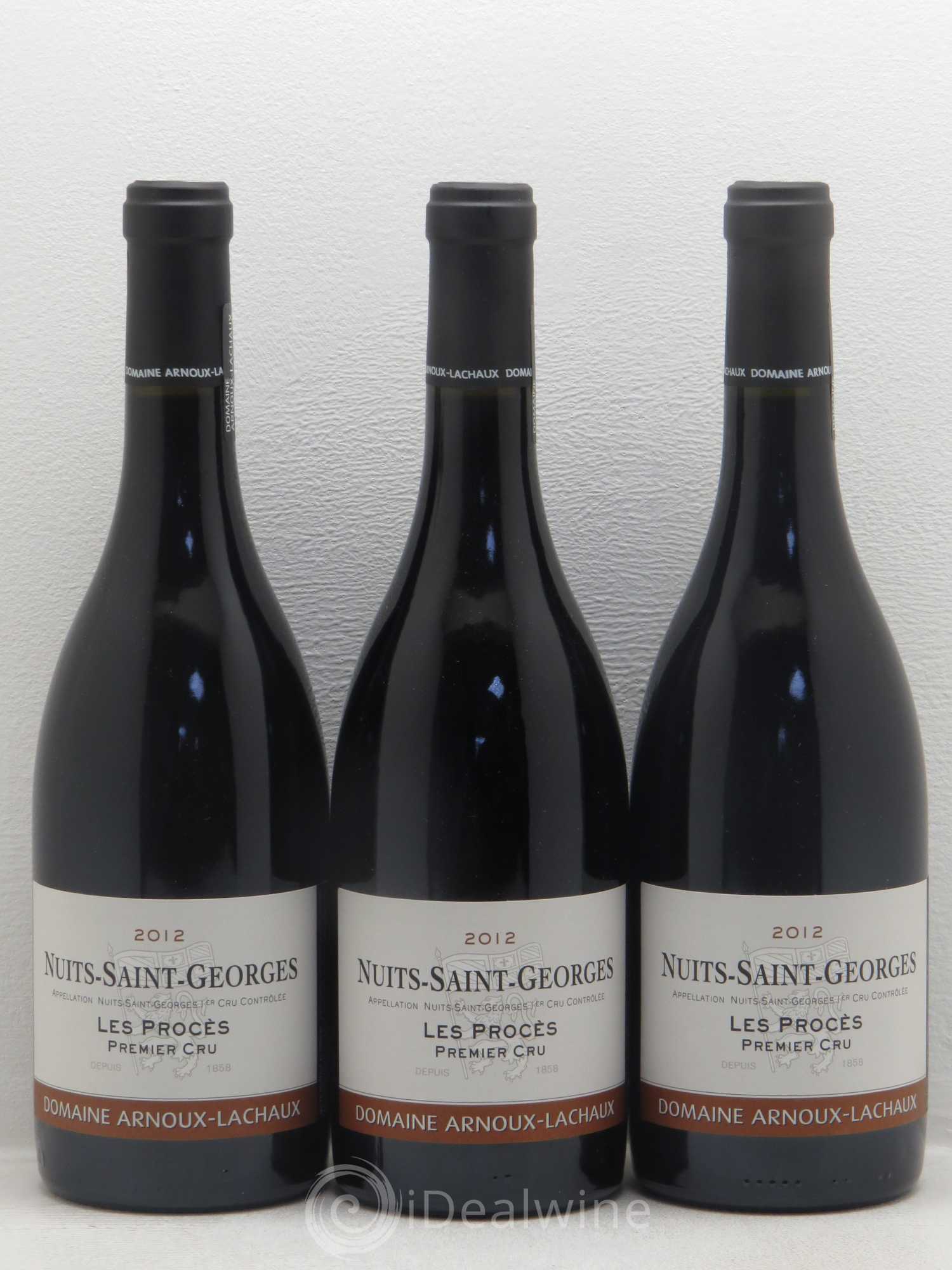 Nuits-Saint-Georges 1er Cru Les Procès Arnoux-Lachaux (Domaine) 2012 - Lot de 6 bouteilles - 2