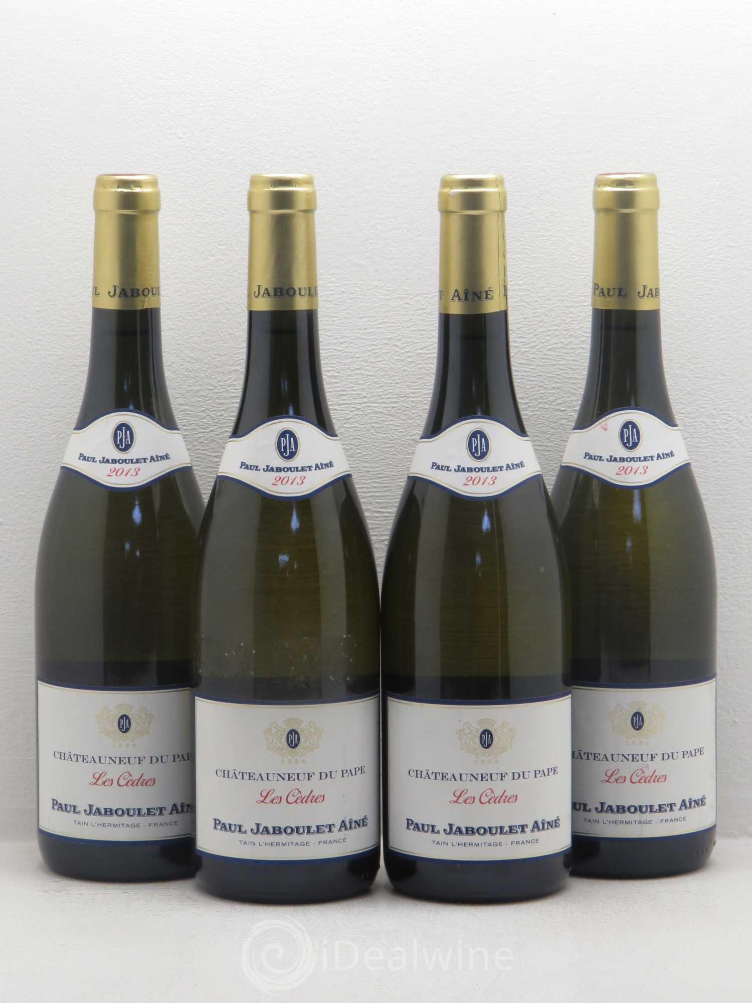 Châteauneuf-du-Pape Les Cèdres Jaboulet 2013 - Posten von 4 Flaschen - 0