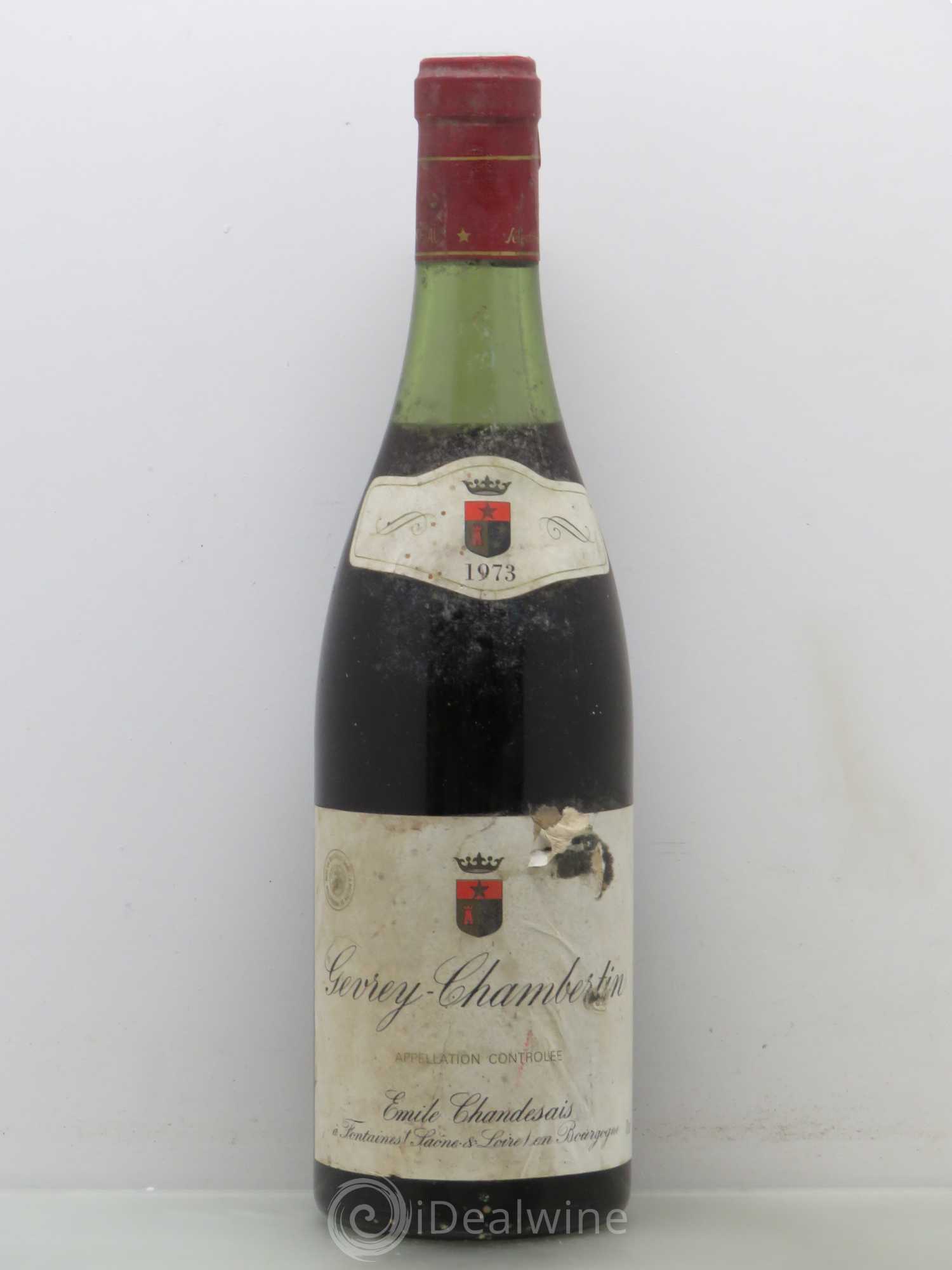 Gevrey-Chambertin Emile Chandesais 1973 - Lot de 1 bouteille - 0