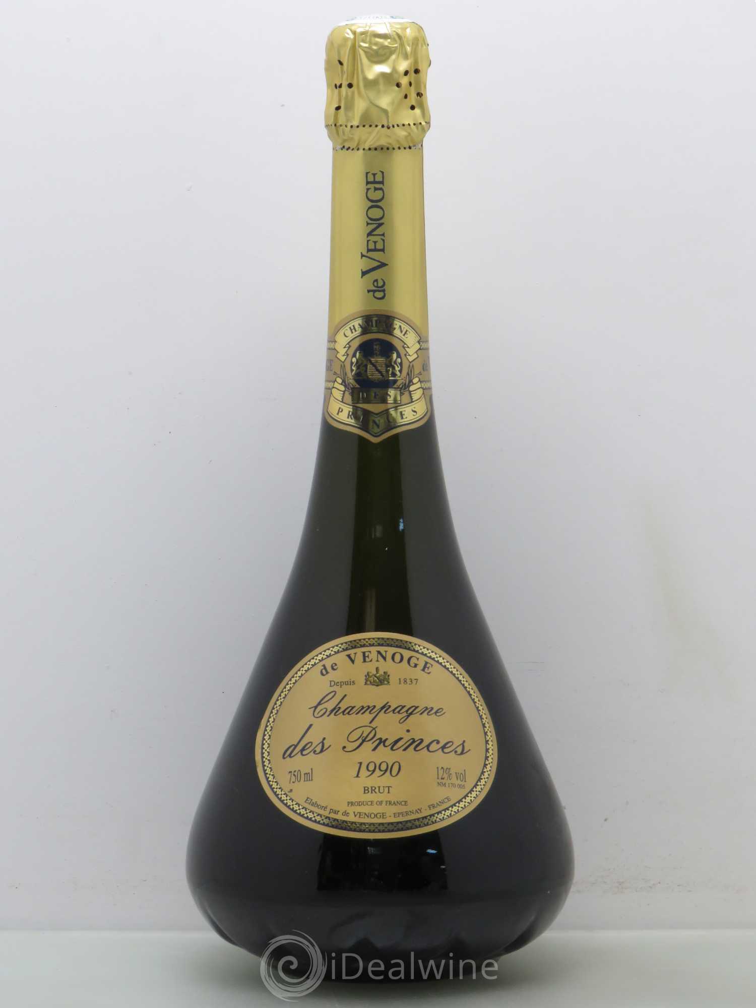Cuvée des Princes De Venoge 1990 - Lot de 1 bouteille - 0