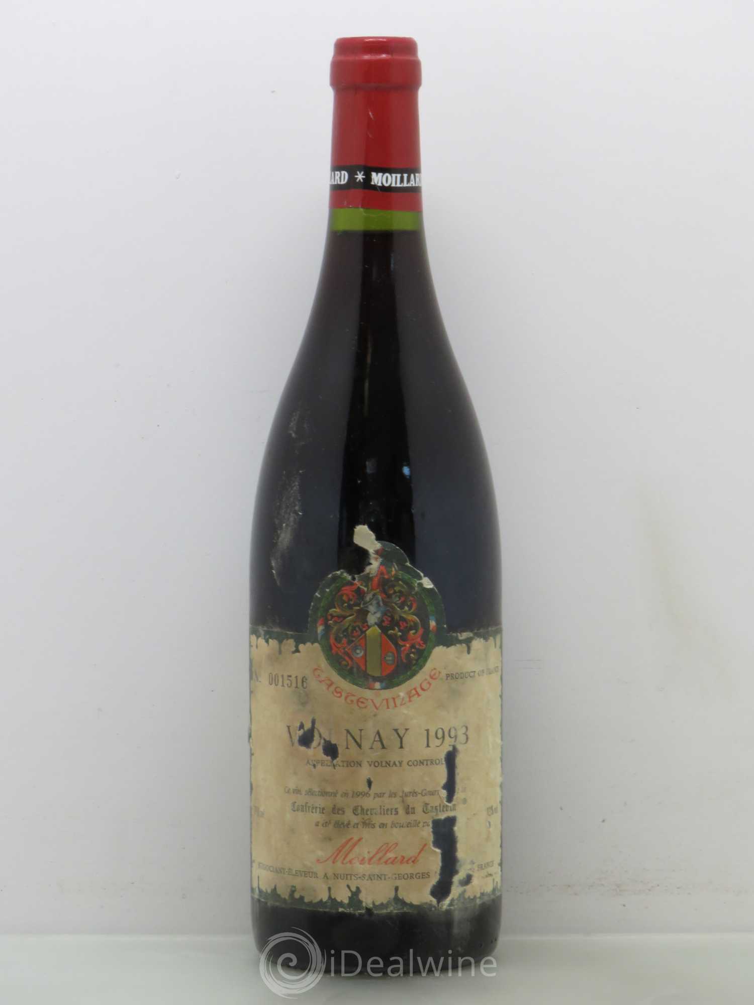 Volnay Moillard Tastevinage 1993 - Lot de 1 bouteille - 0