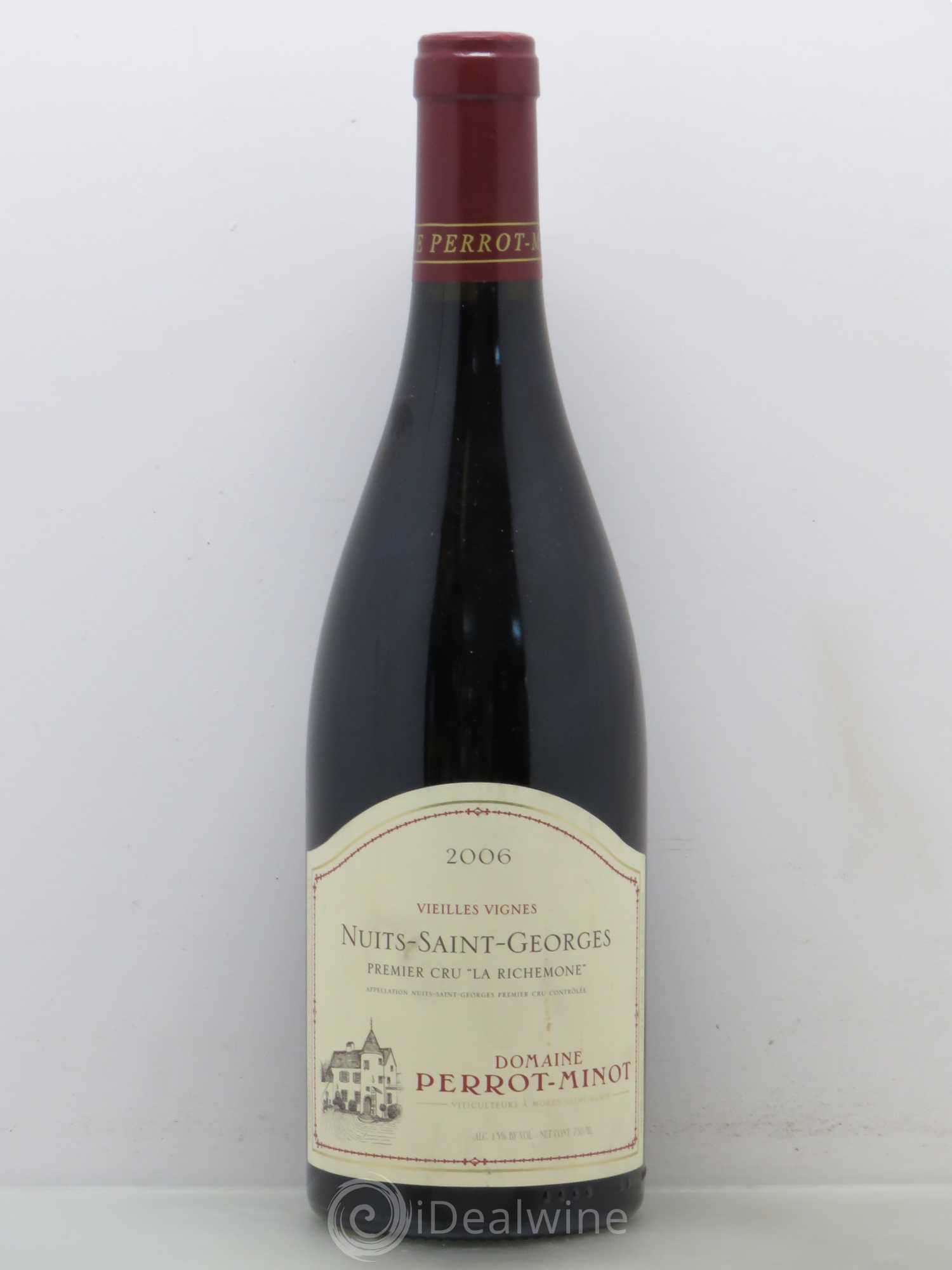 Nuits-Saint-Georges 1er Cru La Richemone Vieilles Vignes Perrot-Minot 2006 - Lot de 1 bouteille - 0