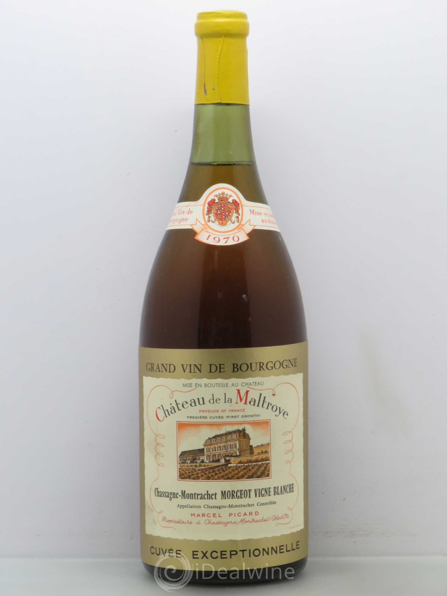 Chassagne-Montrachet 1er Cru Morgeot Vigne Blanche Château de la Maltroye Cuvée exceptionnelle 1970 - Lot de 1 magnum - 0