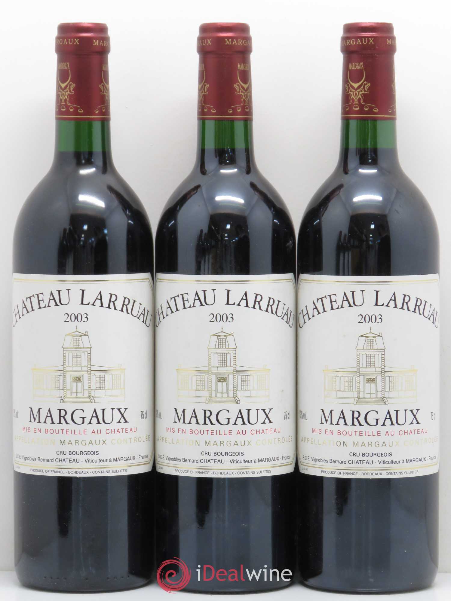 Château Larruau 2003 - Lot de 6 bouteilles - 2