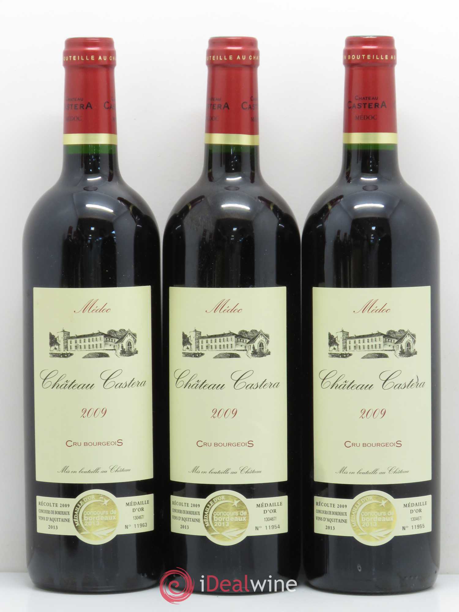 Château Castera Cru Bourgeois 2009 - Lot de 6 bouteilles - 1