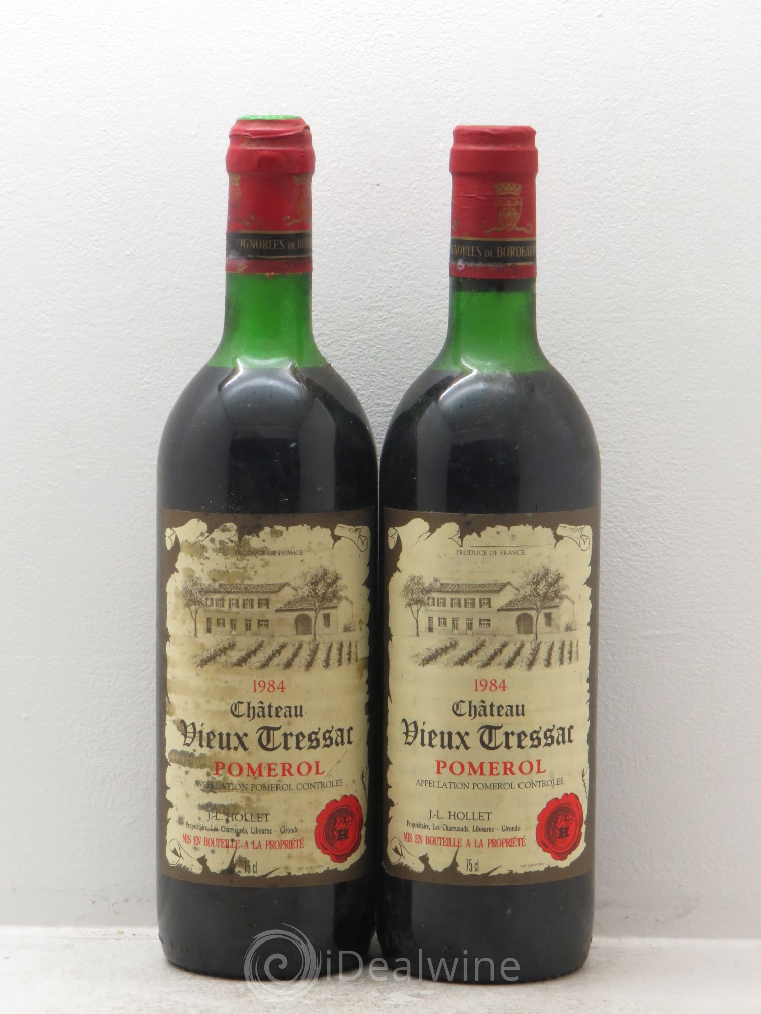 Pomerol Château Vieux Tressac 1984 - Posten von 2 Flaschen - 0