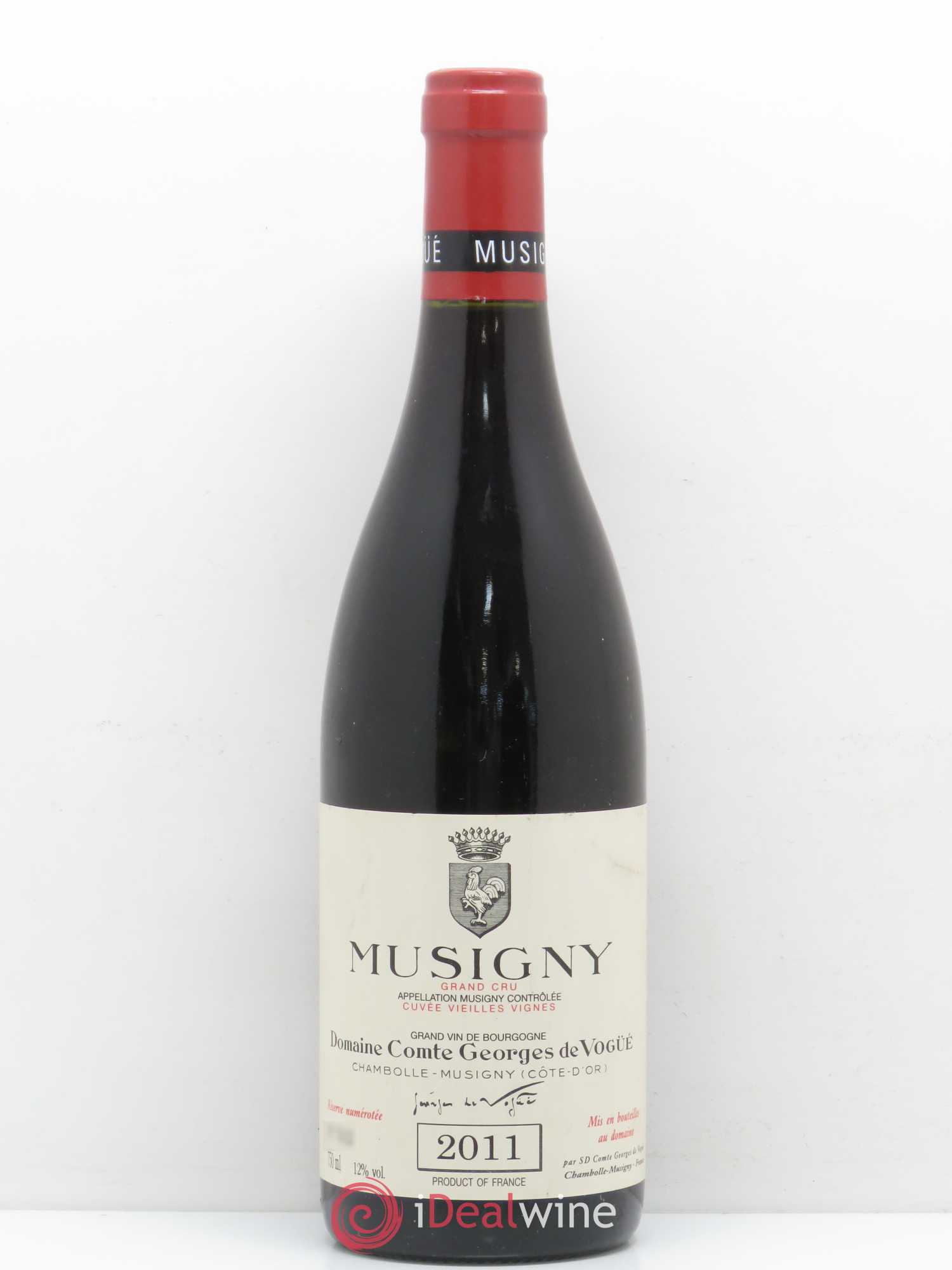 Musigny Grand Cru Cuvée Vieilles Vignes Comte Georges de Vogüé 2011 - Lot de 1 bouteille - 0