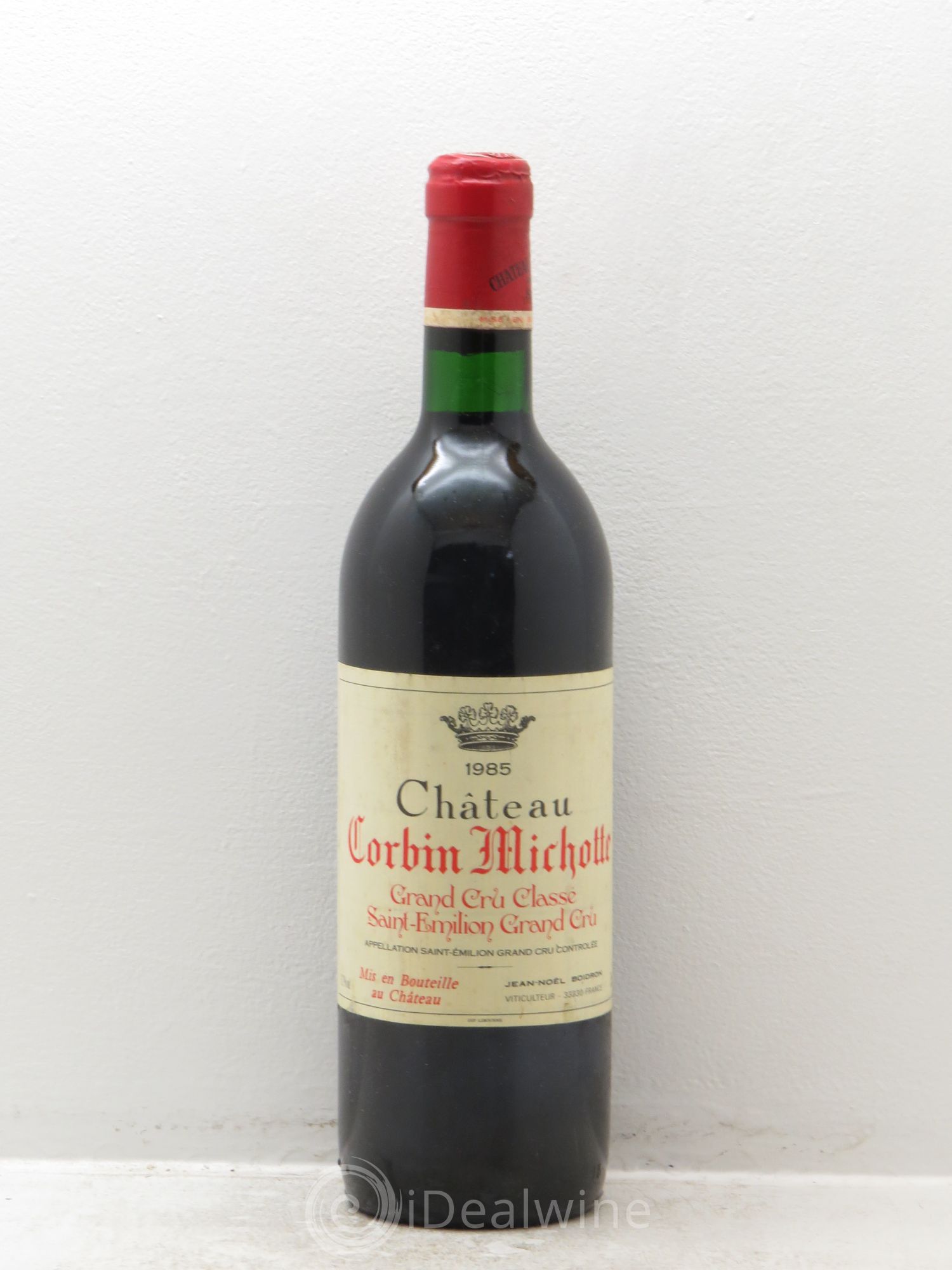 Château Corbin Michotte Grand Cru Classé 1985 - Lot de 1 bouteille - 0