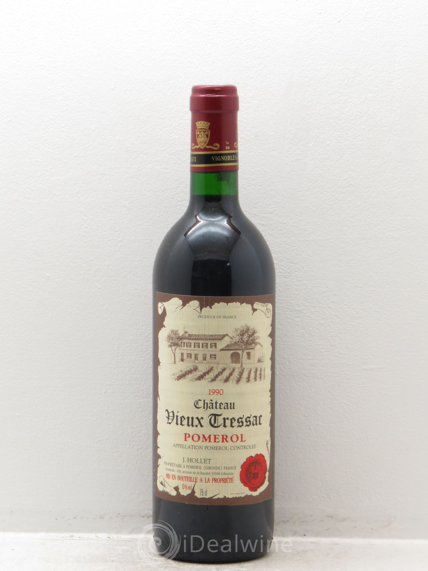 Pomerol Château Vieux Tressac 1990 - Posten von 6 Flaschen - 0