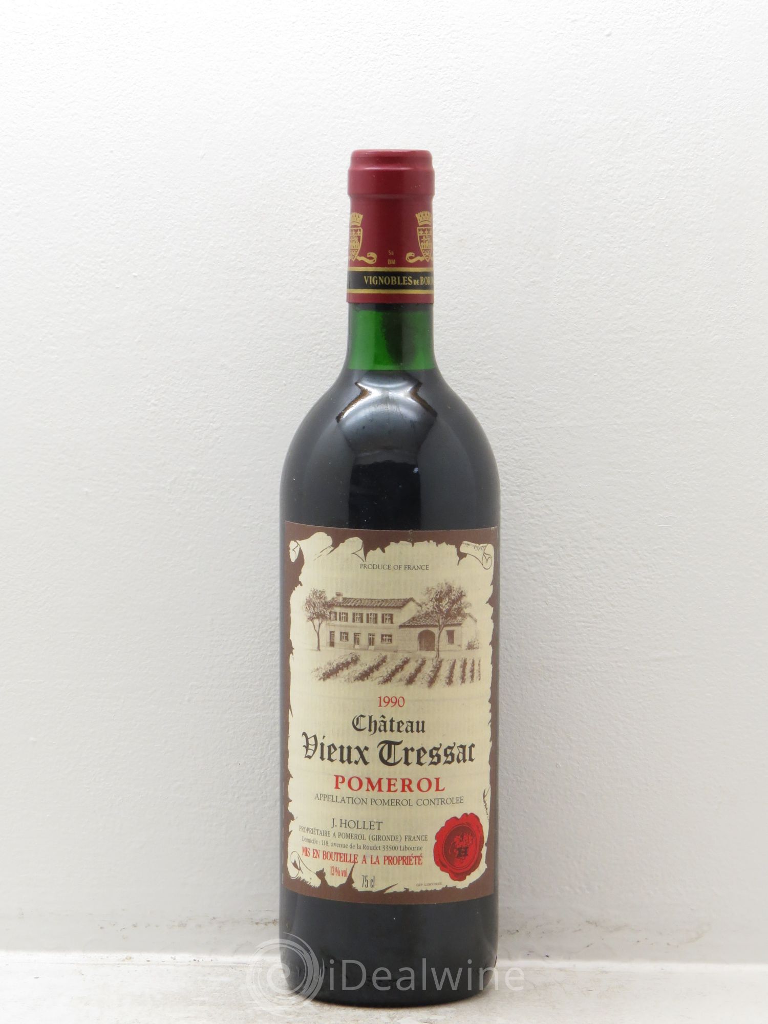 Pomerol Château Vieux Tressac 1990 - Posten von 1 Flasche - 0
