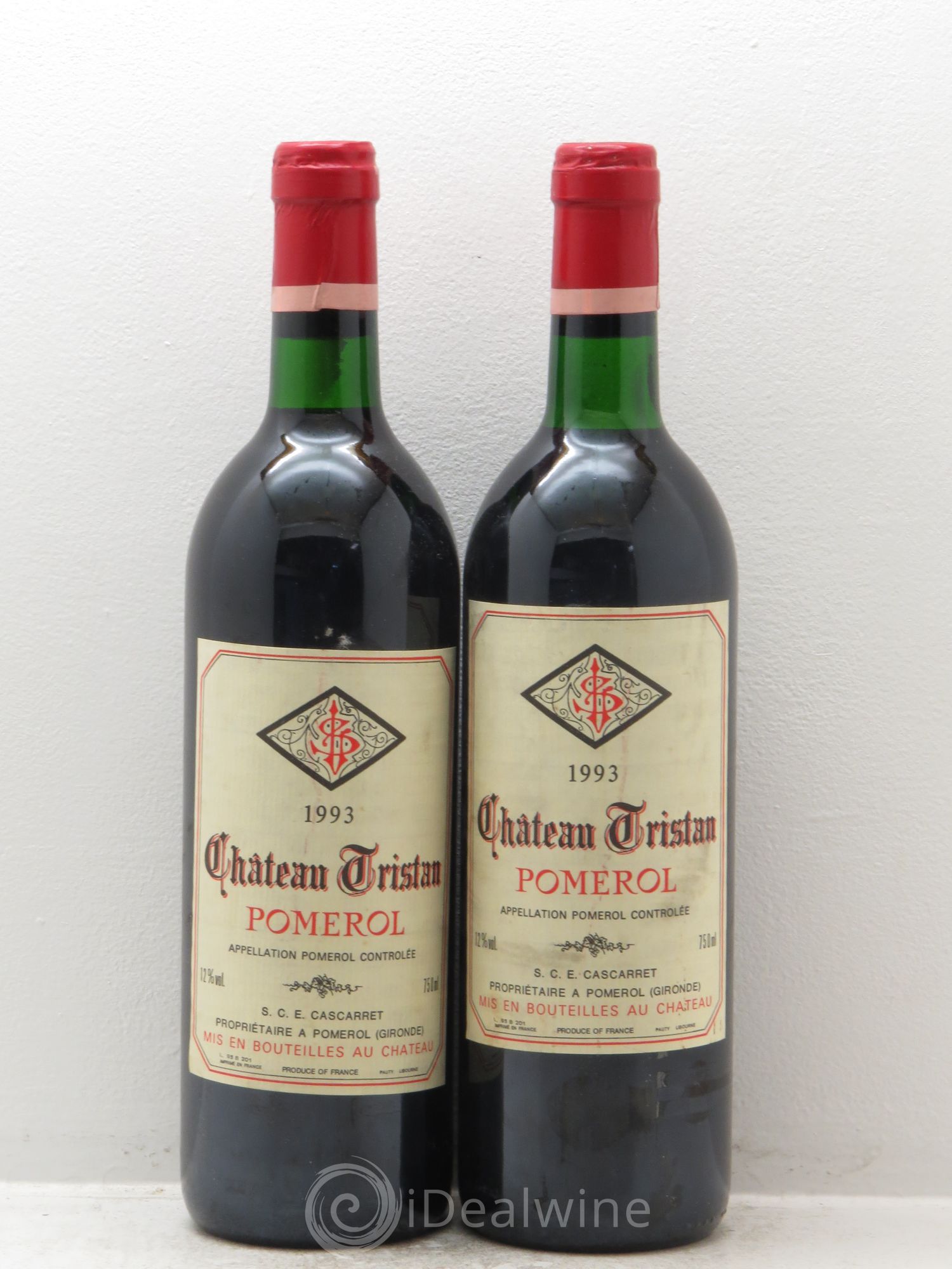 Château Tristan 1993 - Lot de 2 bouteilles - 0