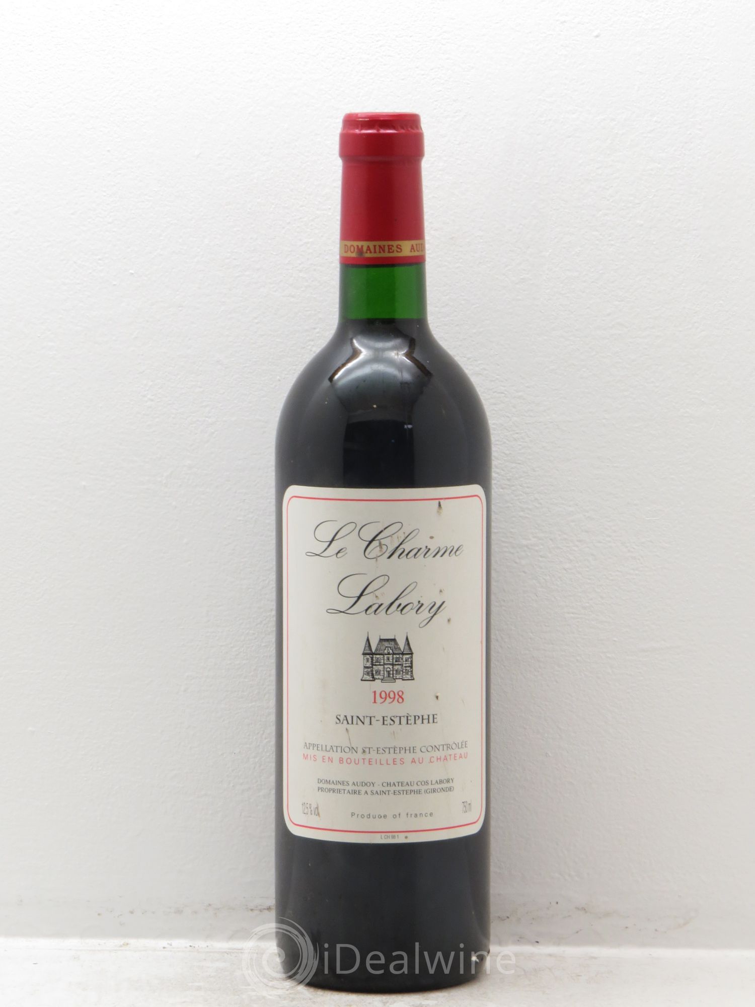 Bordeaux Le Charme de Cos Labory 1998 - Lot de 1 bouteille - 0