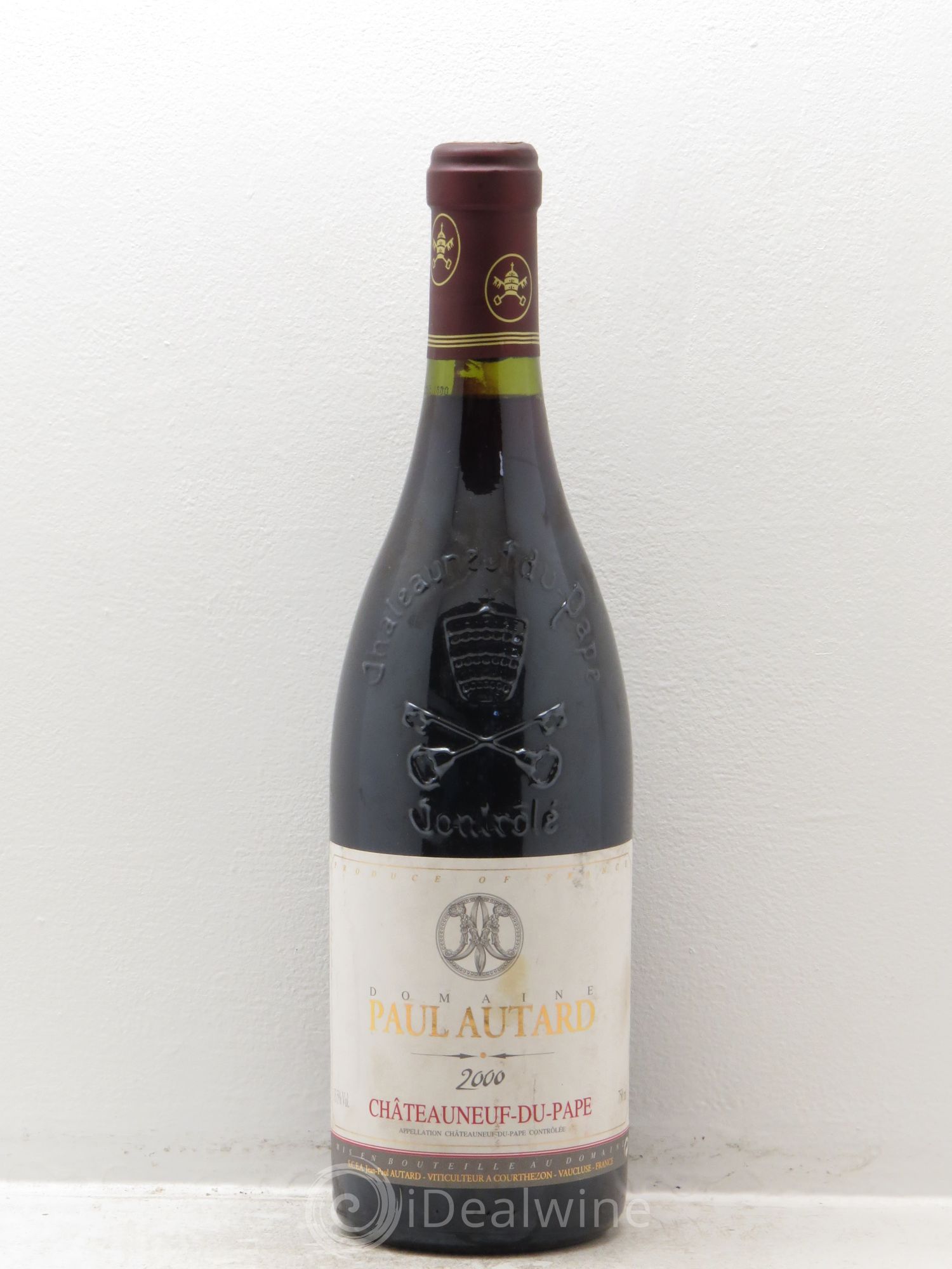 Châteauneuf-du-Pape Domaine Paul Autard Jean-Paul Autard 2000 - Lot de 1 bouteille - 0
