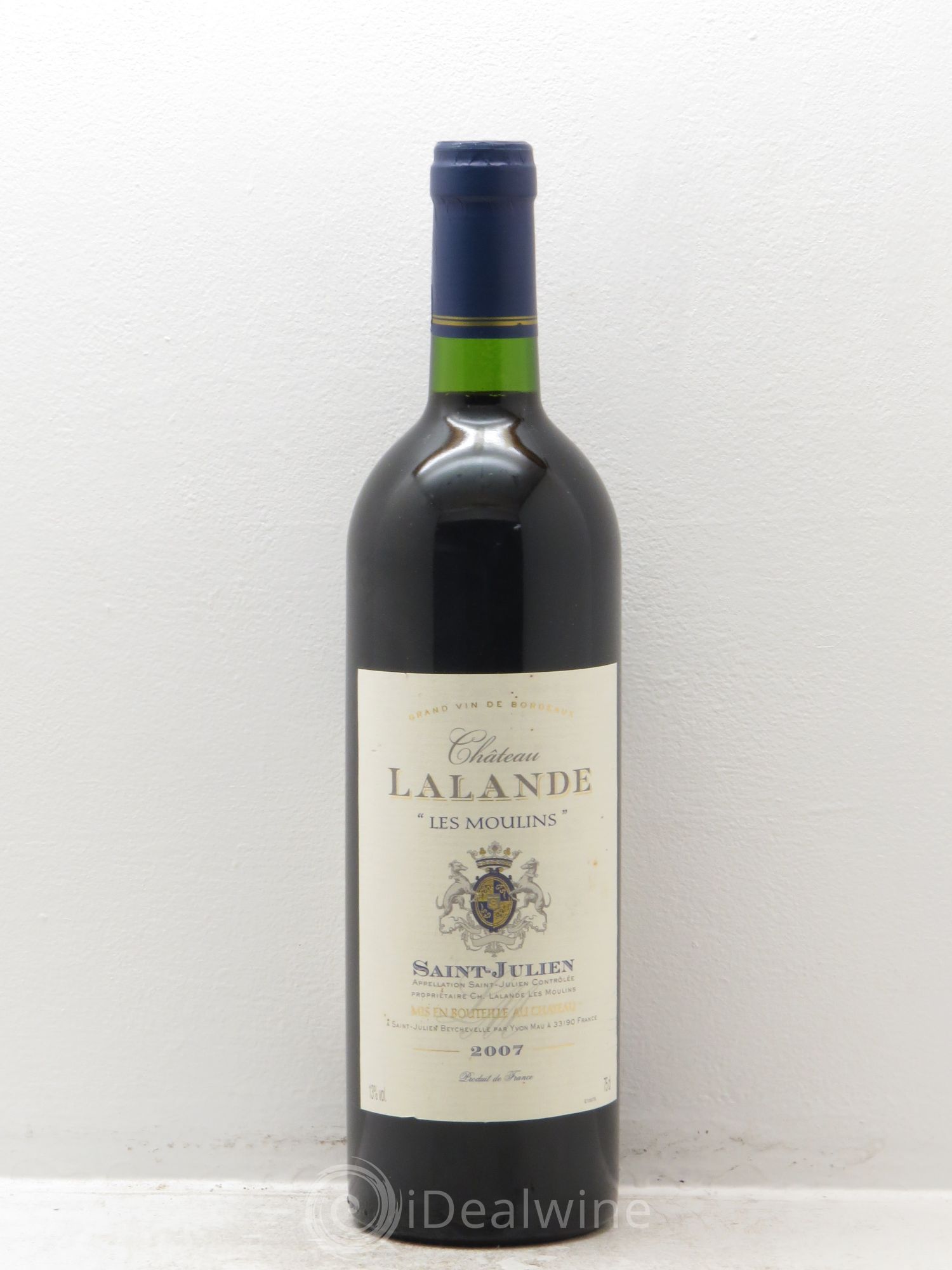 Saint-Julien Château Lalande .Les Moulins 2007 - Posten von 1 Flasche - 0